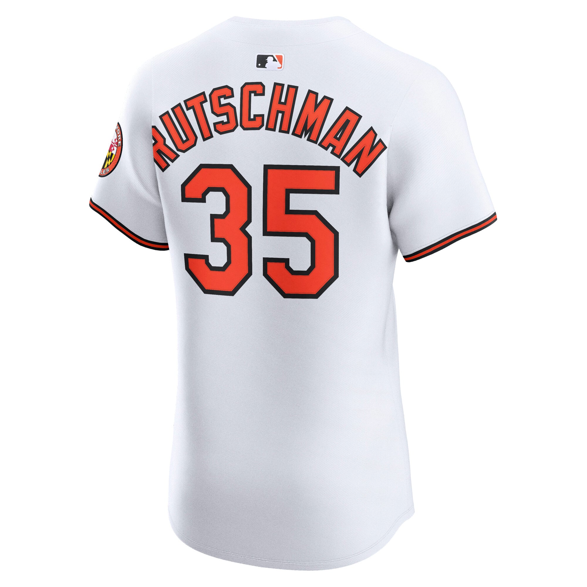 Adley Rutschman Baltimore Orioles Alternate 2 Elite Jersey - White - Image 4