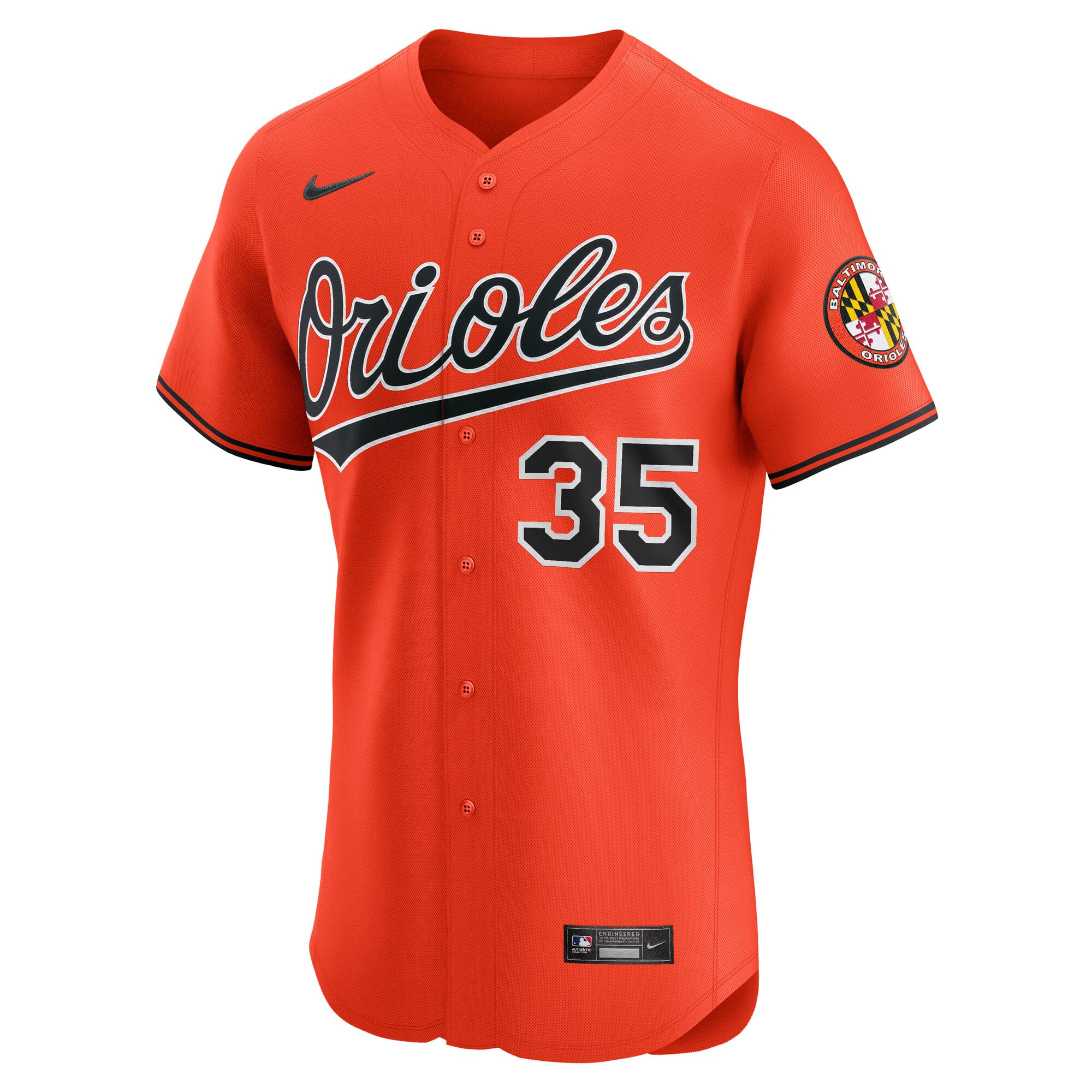 Adley Rutschman Baltimore Orioles Alternate Elite Jersey - Orange - Image 3