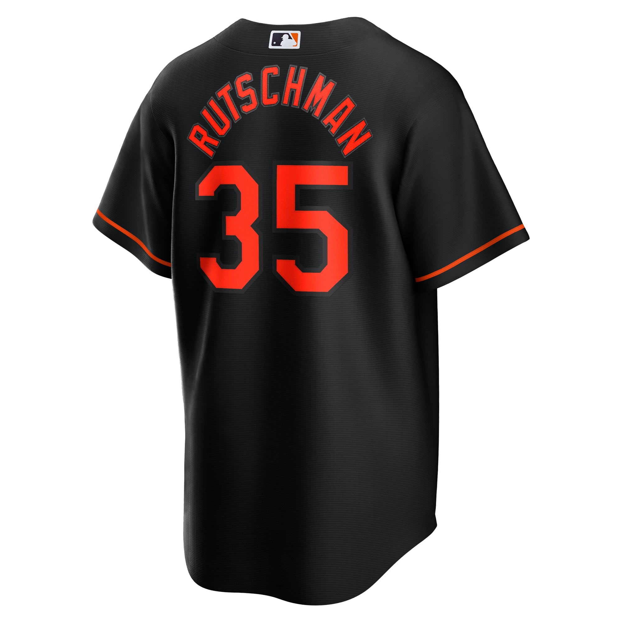 Adley Rutschman Baltimore Orioles Alternate Player Jersey - Black - Image 4