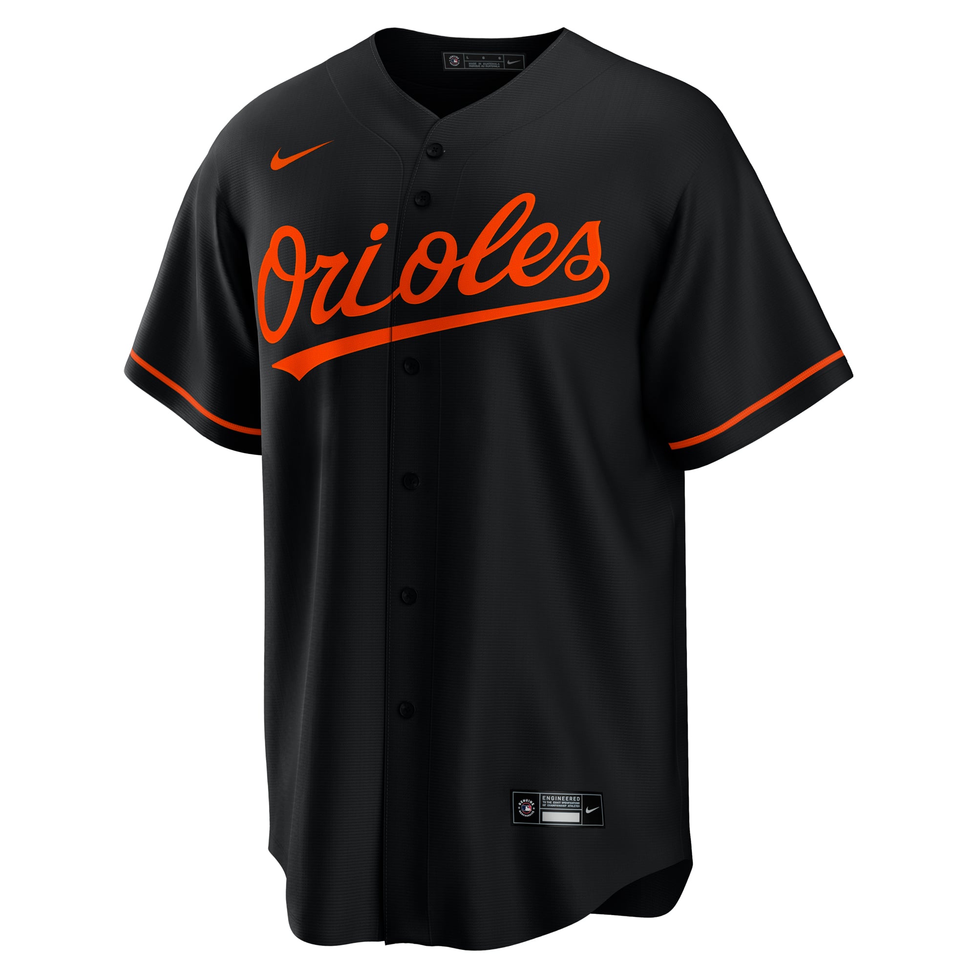 Adley Rutschman Baltimore Orioles Alternate Player Jersey - Black - Image 3