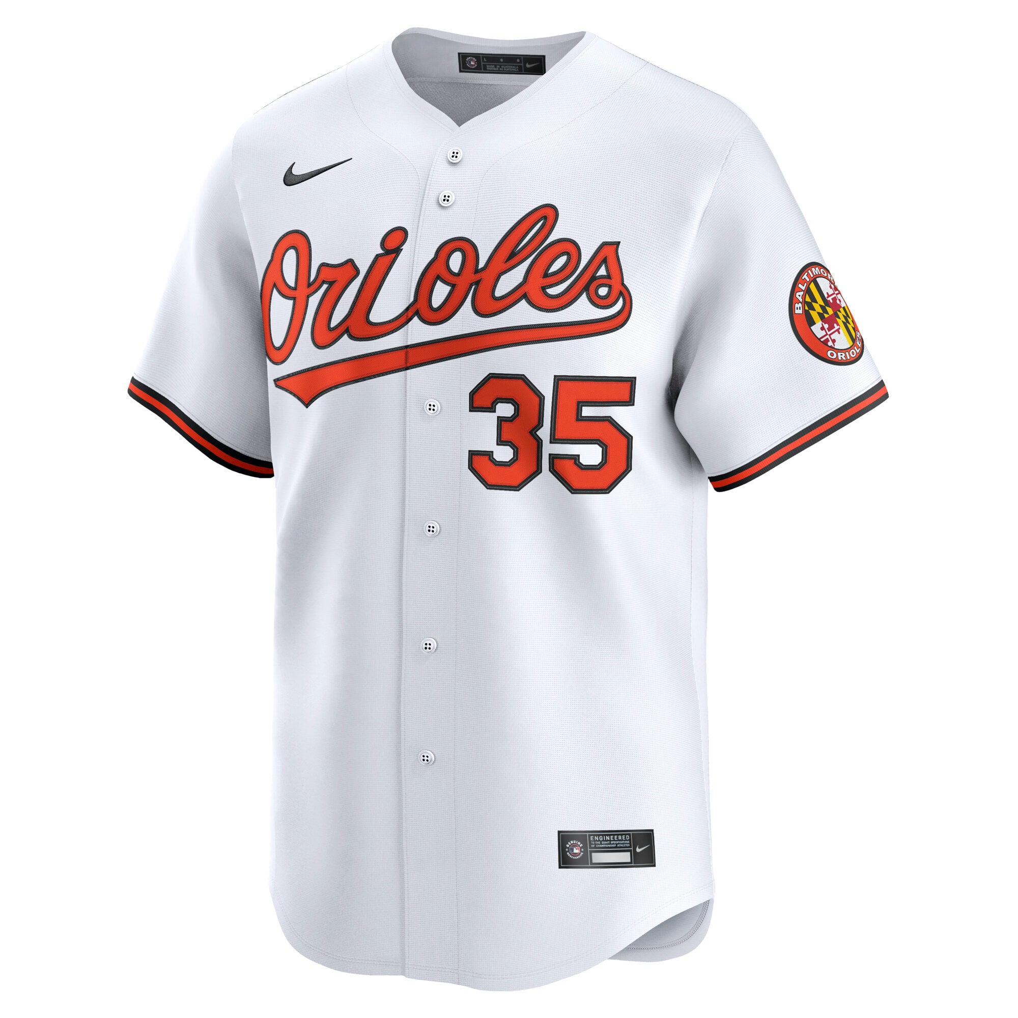 Adley Rutschman Baltimore Orioles Home Limited Player Jersey - White - Image 3