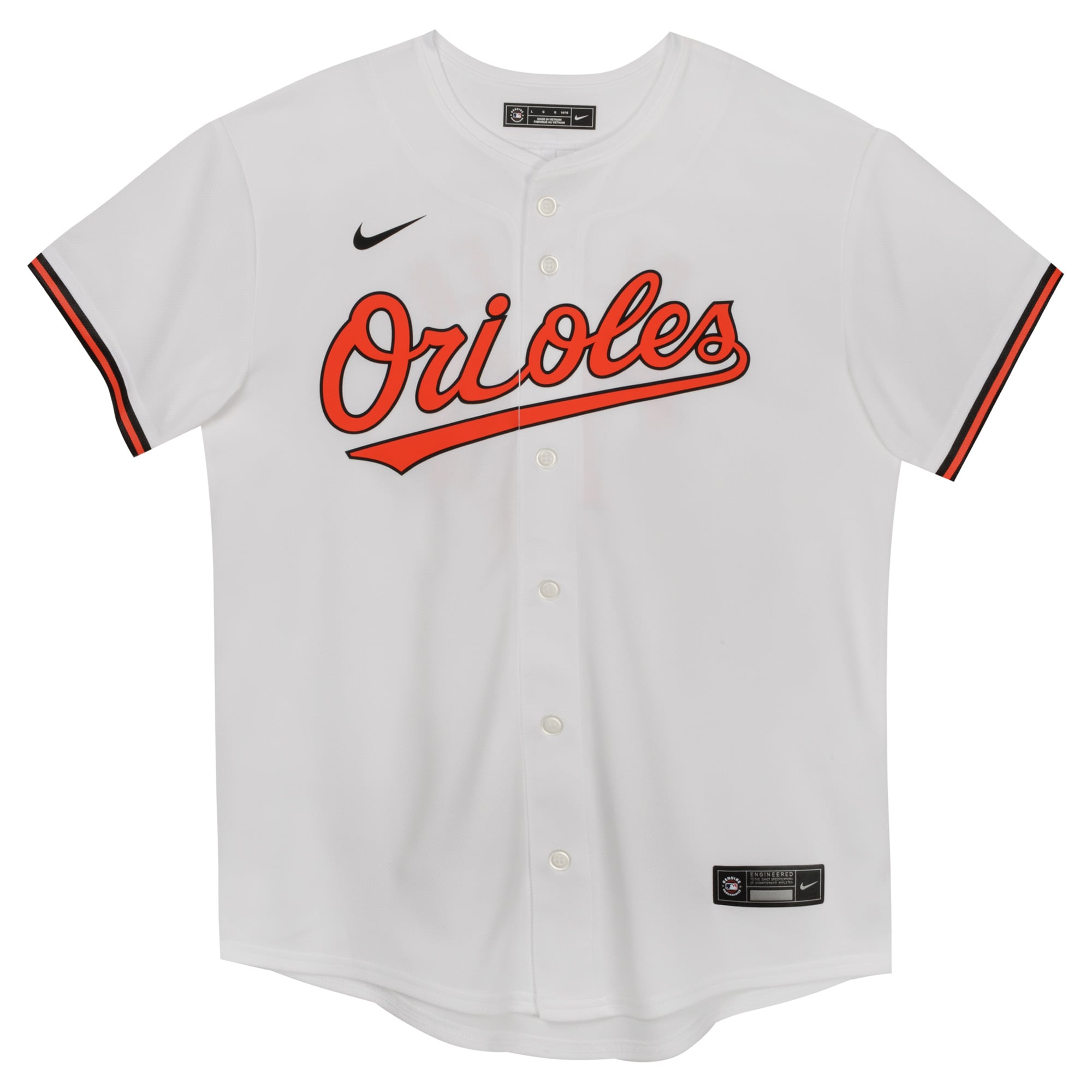Adley Rutschman Baltimore Orioles Preschool Home Game Jersey - White - Image 3
