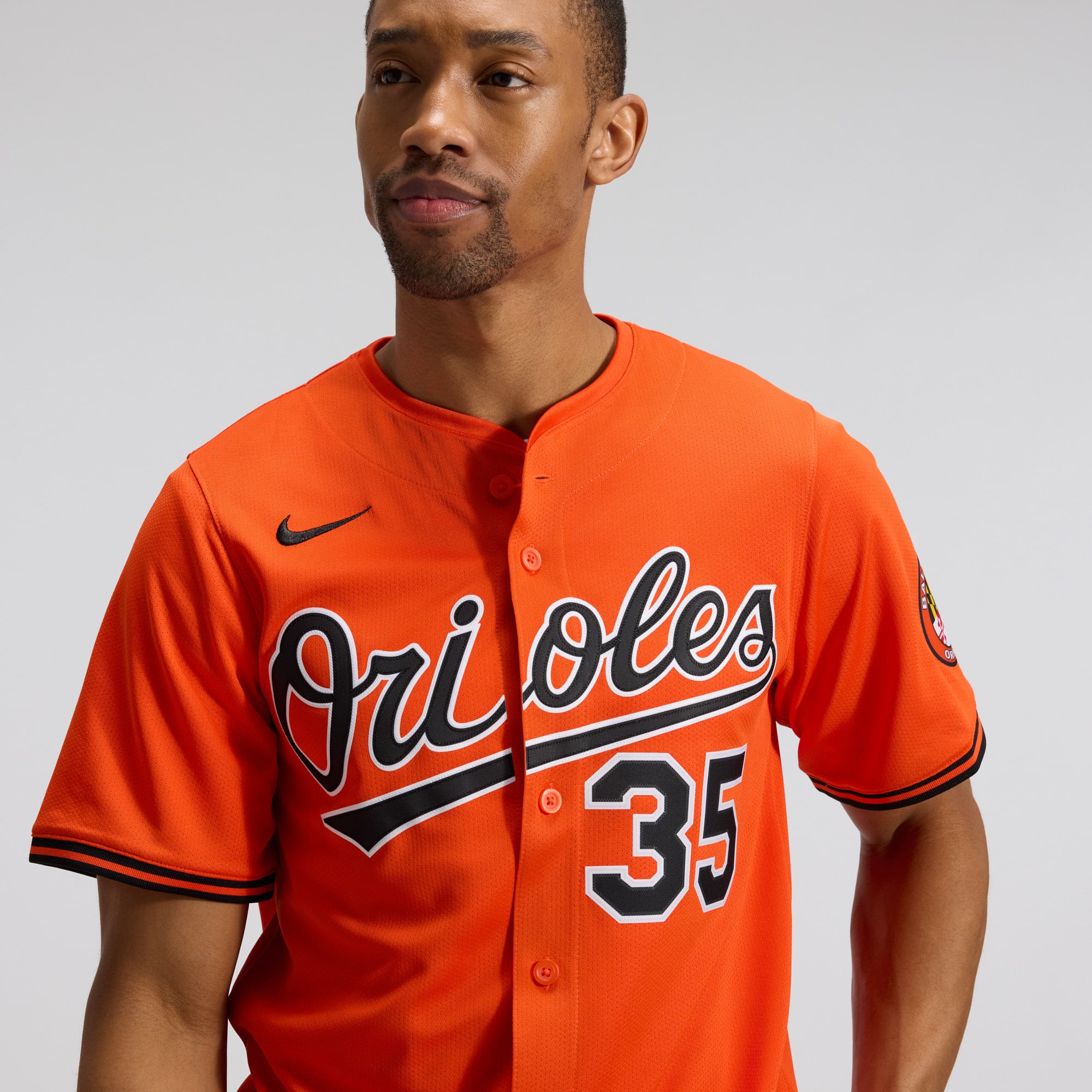 Adley Rutschman Baltimore Orioles Road Limited Player Jersey - Orange - Image 11