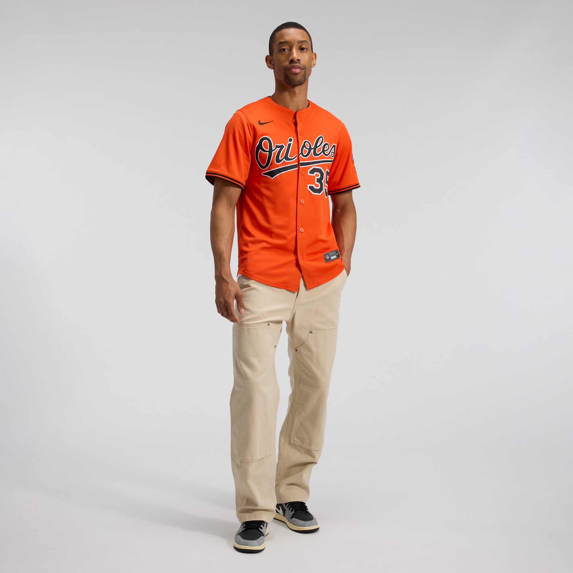 Adley Rutschman Baltimore Orioles Road Limited Player Jersey - Orange - Image 5