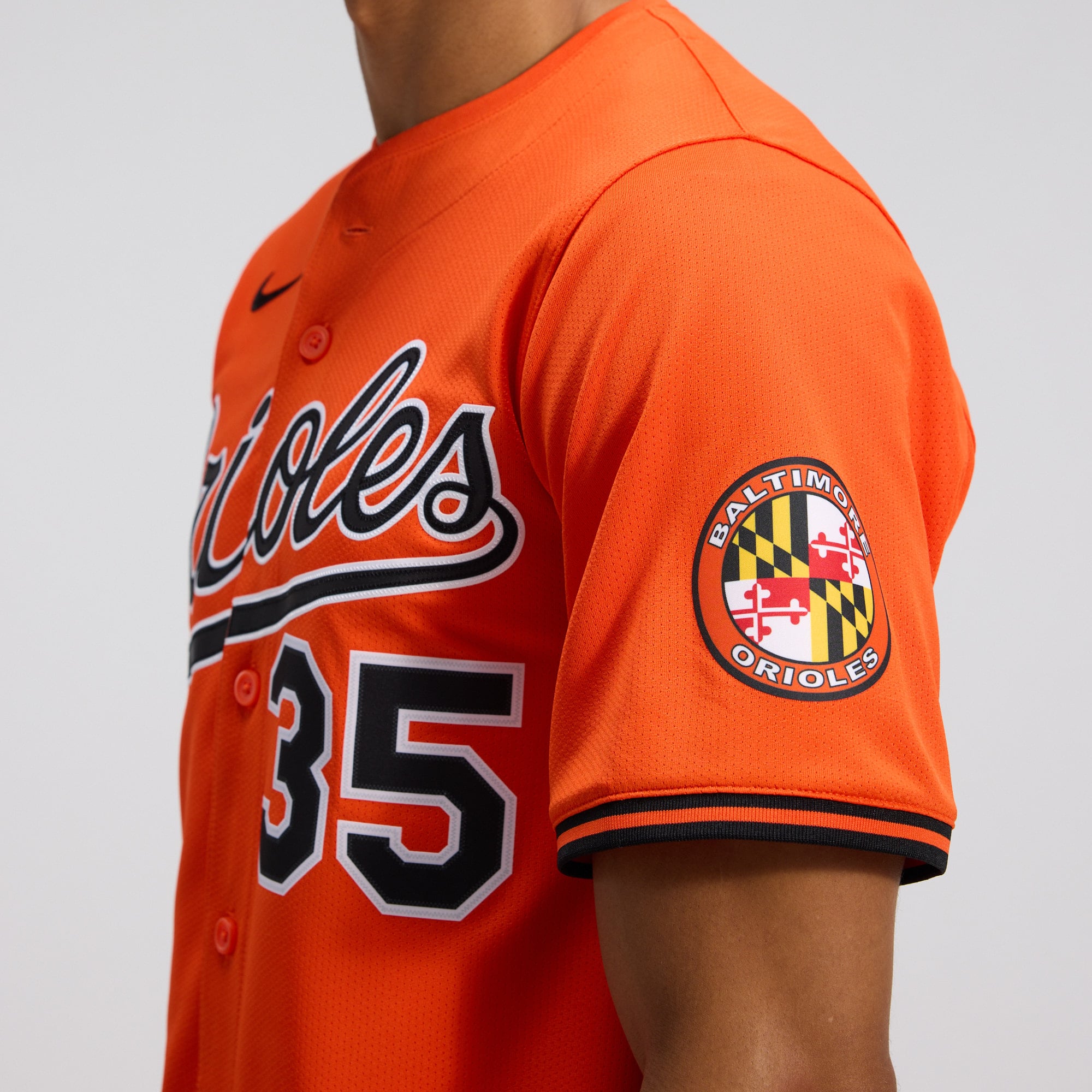 Adley Rutschman Baltimore Orioles Road Limited Player Jersey - Orange - Image 9