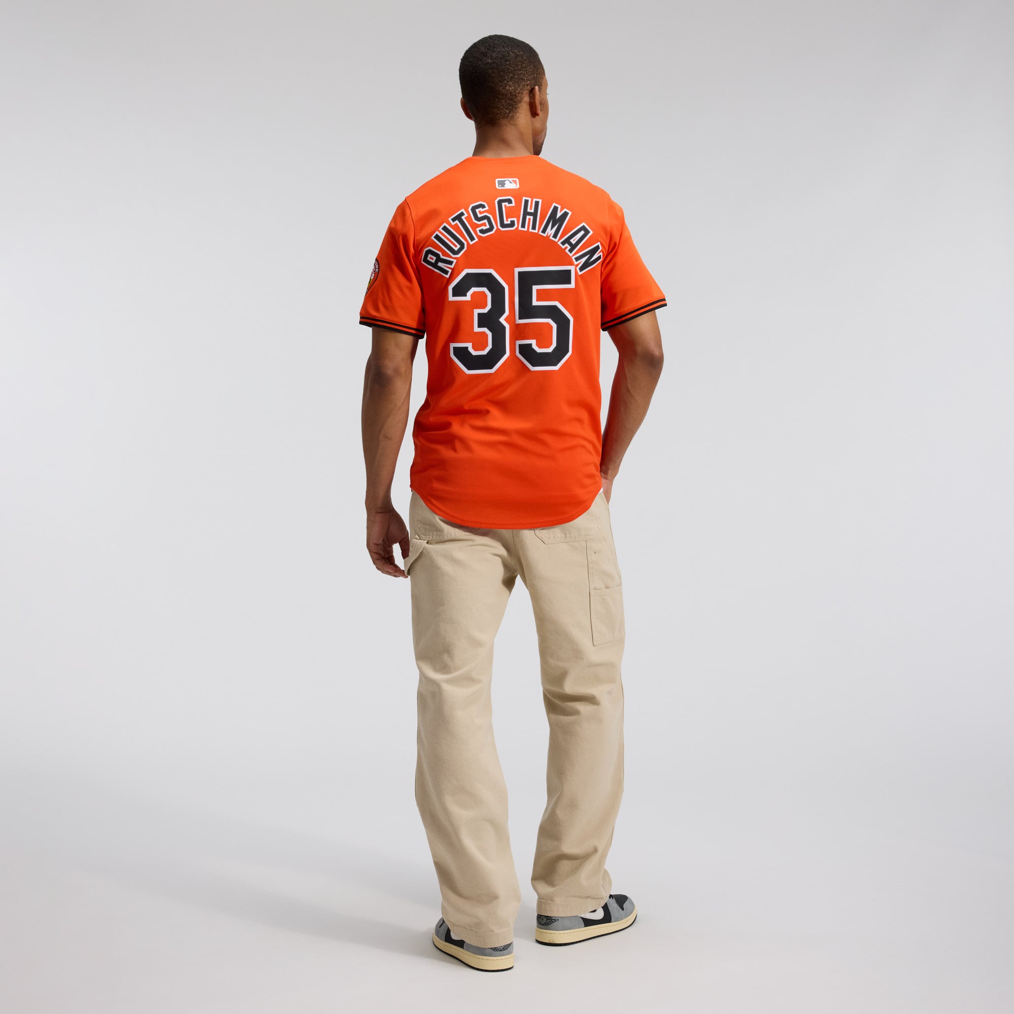 Adley Rutschman Baltimore Orioles Road Limited Player Jersey - Orange - Image 6