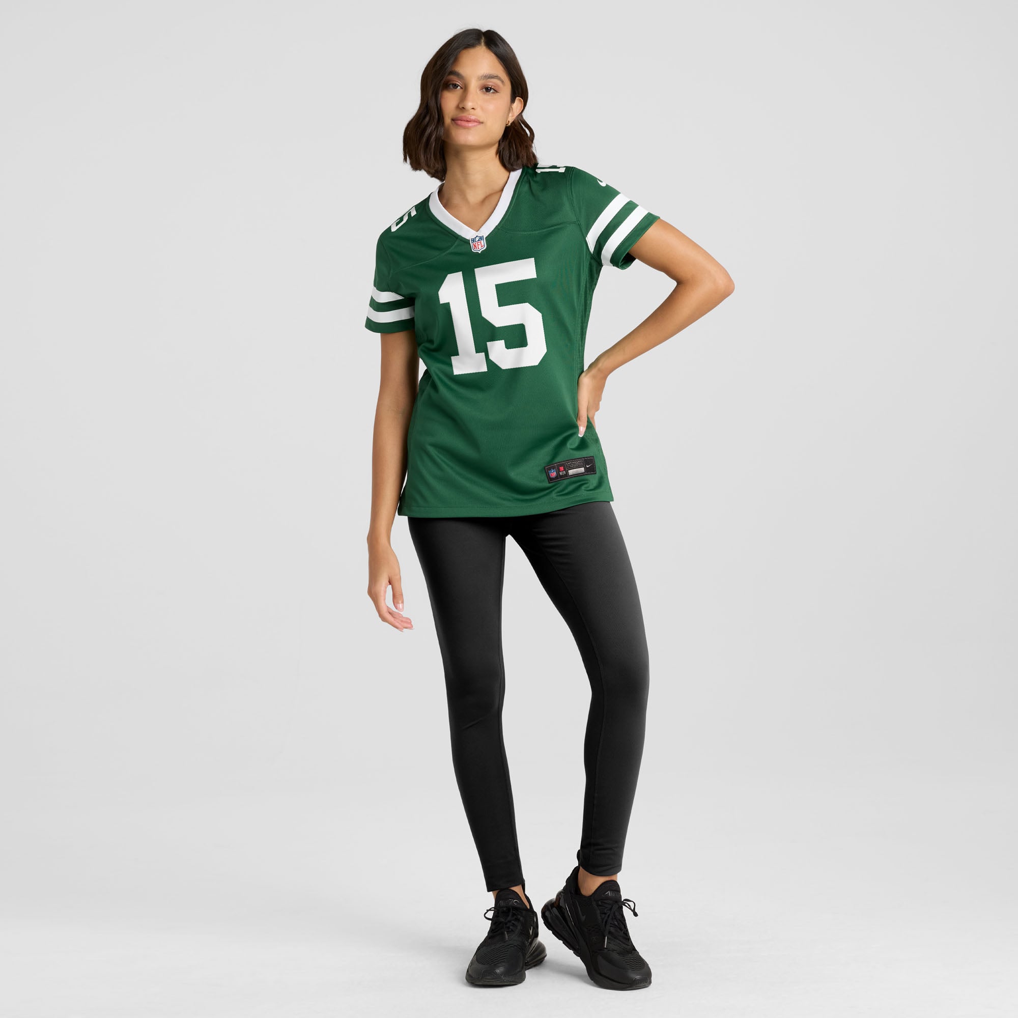 Adonai Mitchell New York Jets Women's Team Game Jersey - Legacy Green - Image 5