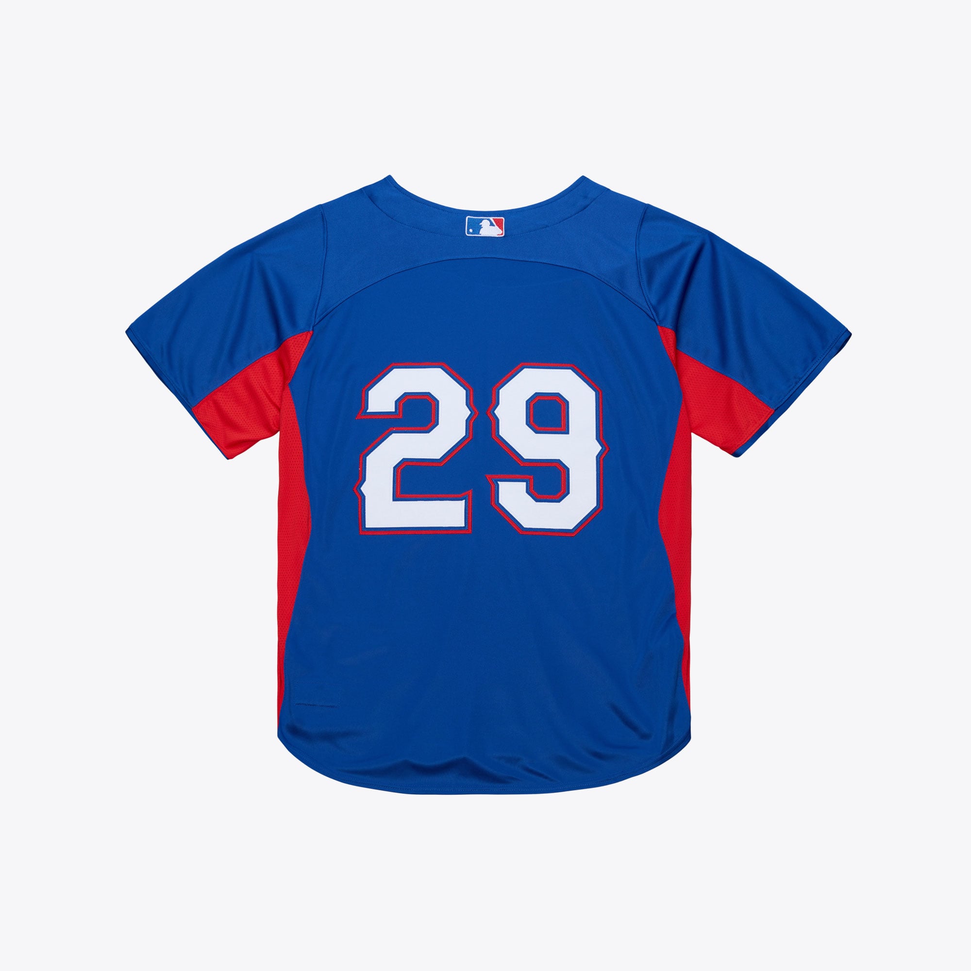 Adrian Beltre Texas Rangers Cooperstown Mesh Batting Practice Button-Up Jersey - Royal - Image 3