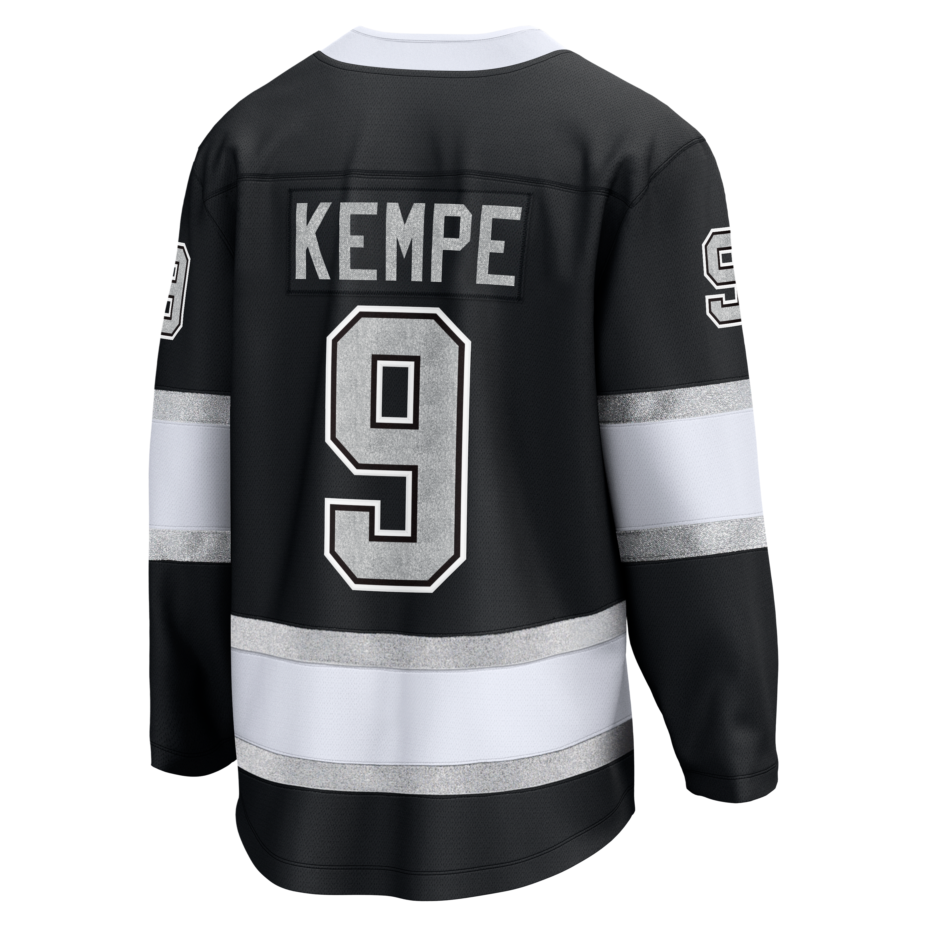 Adrian Kempe Los Angeles Kings Home Premier Breakaway Player Jersey - Black - Image 4