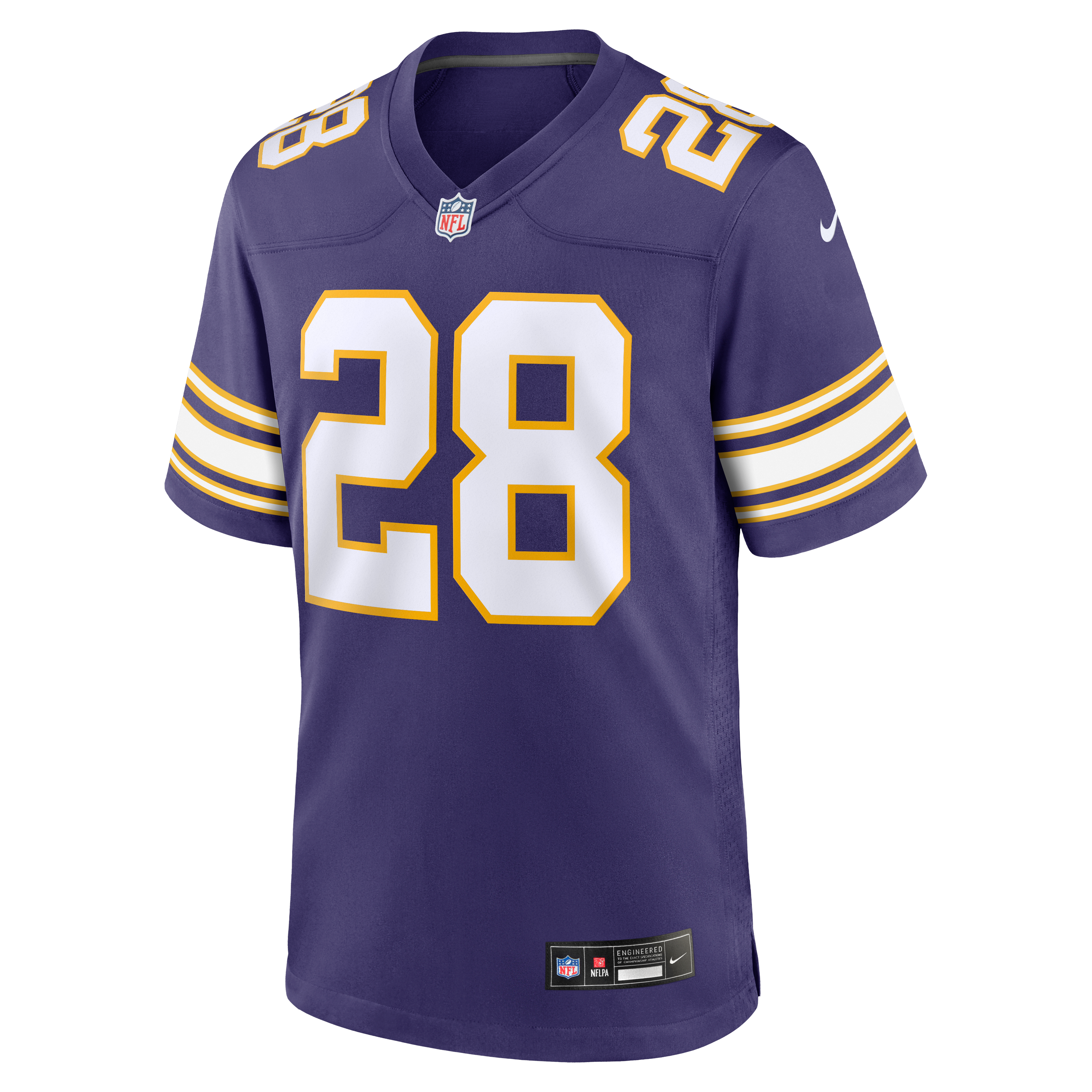 Adrian Peterson Minnesota Vikings Alternate 2 Classic Retired Game Jersey - Purple - Image 3