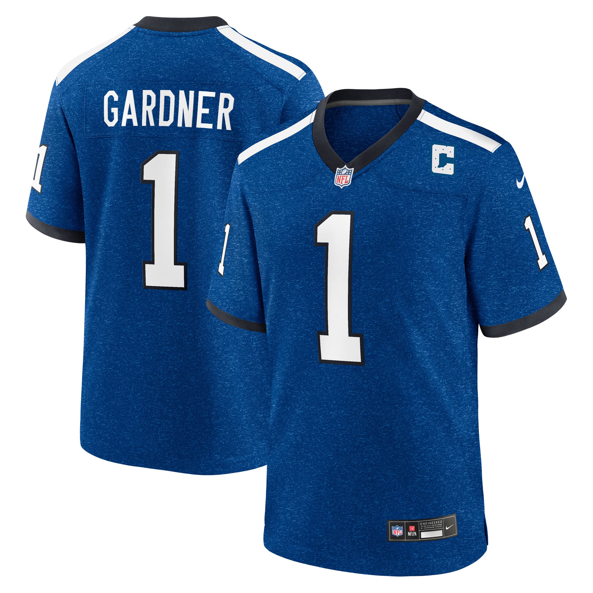 Ahmad Sauce Gardner Indianapolis Colts Game Jersey - White - Heather Royal