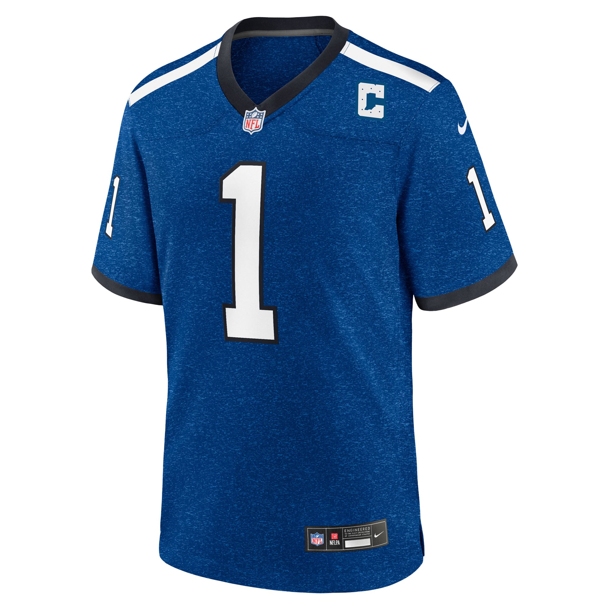 Ahmad Sauce Gardner Indianapolis Colts Game Jersey - White - Heather Royal - Image 3