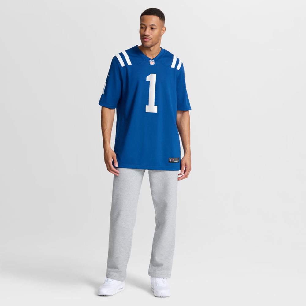 Ahmad Sauce Gardner Indianapolis Colts Game Jersey - White - Royal - Image 8