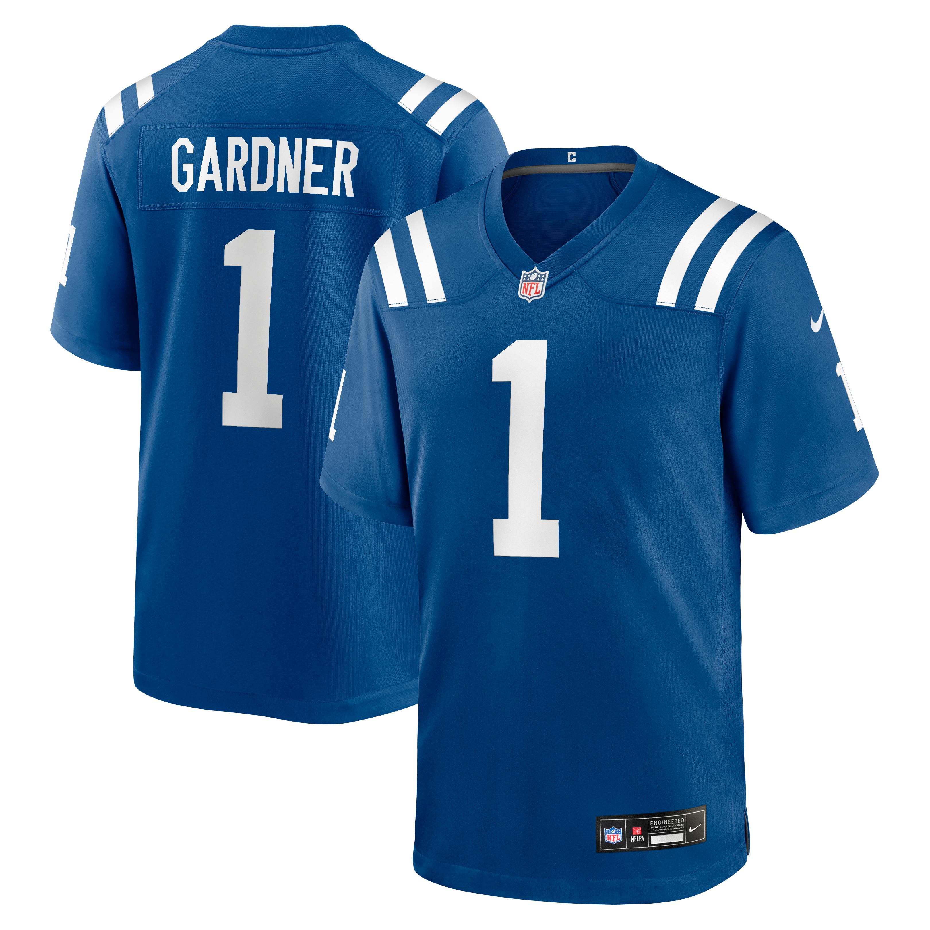 Ahmad Sauce Gardner Indianapolis Colts Team Game Jersey - Royal - Royal - Image 2