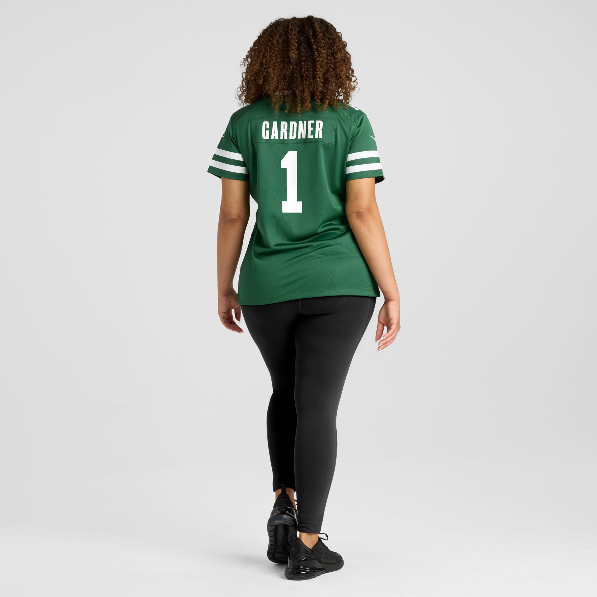 Ahmad Sauce Gardner New York Jets Women's Game Jersey - Legacy White - Green - Image 8