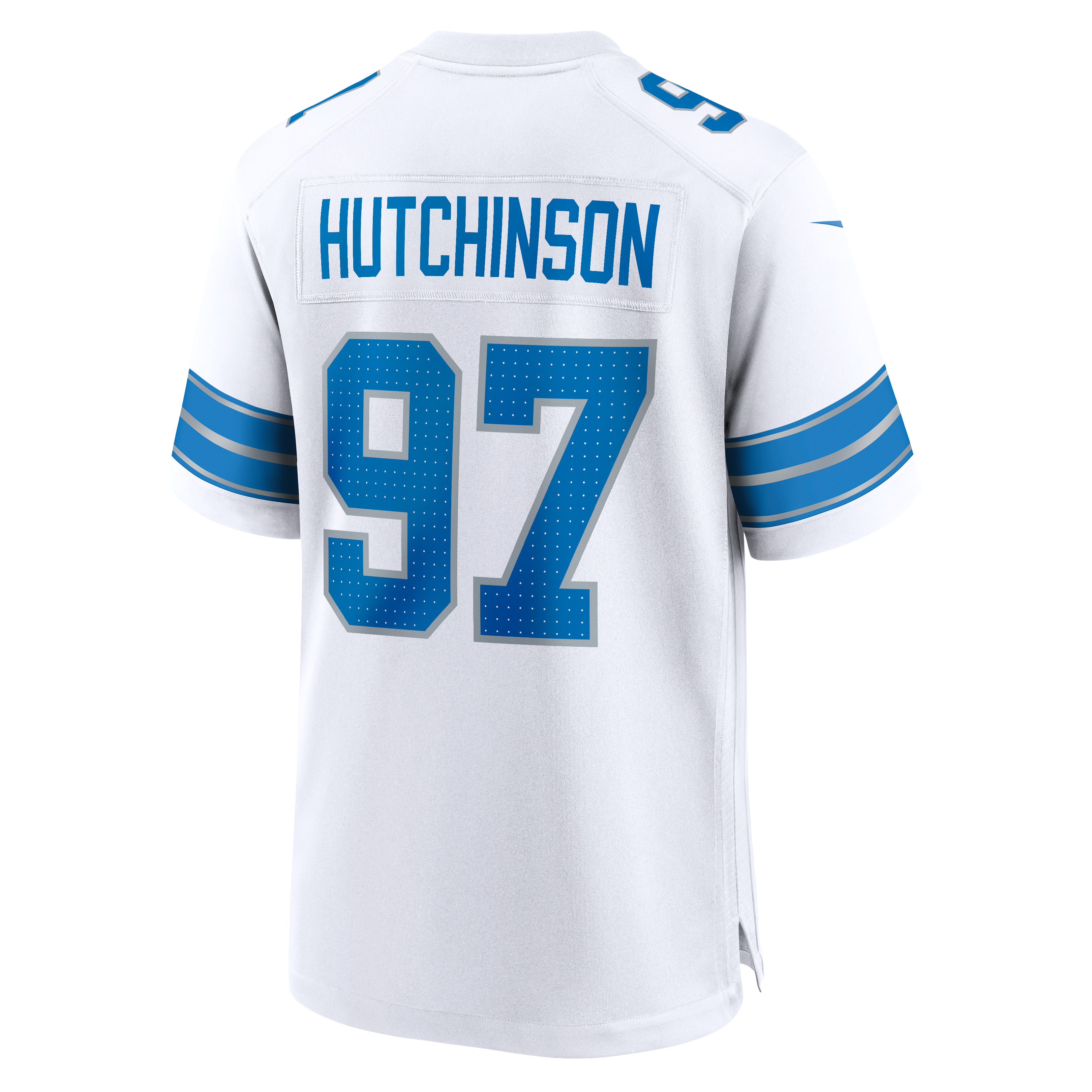 Aidan Hutchinson Detroit Lions 2nd Alternate Game Jersey - White - Image 8