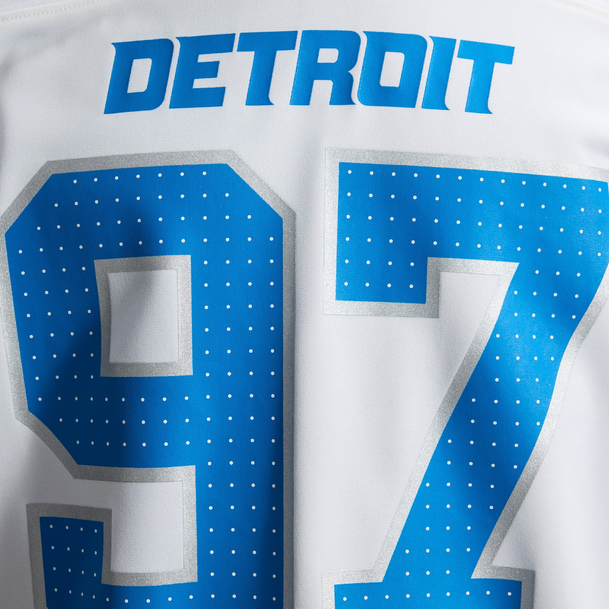 Aidan Hutchinson Detroit Lions 2nd Alternate Game Jersey - White - Image 12