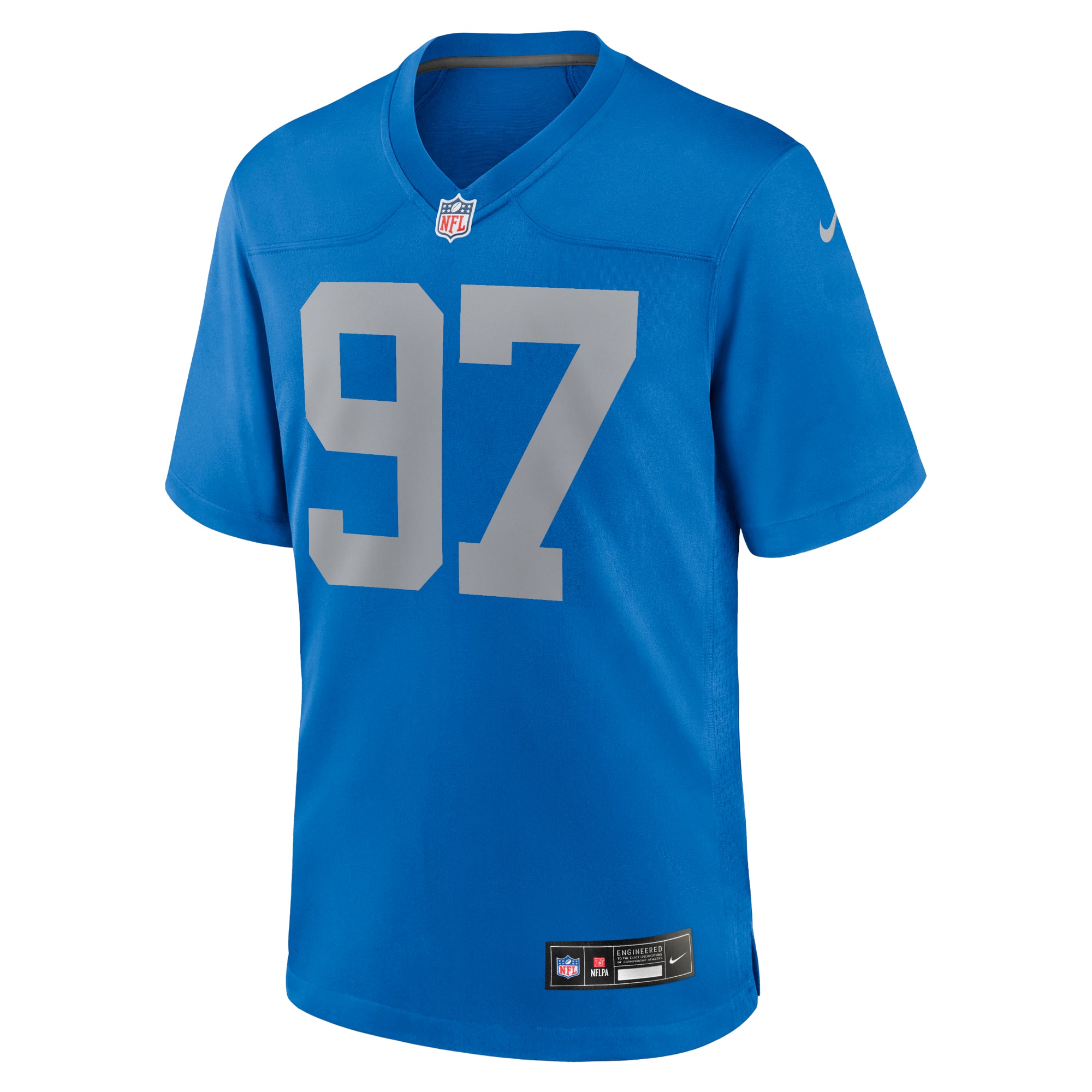 Aidan Hutchinson Detroit Lions Alternate Game Jersey - Blue - Image 3