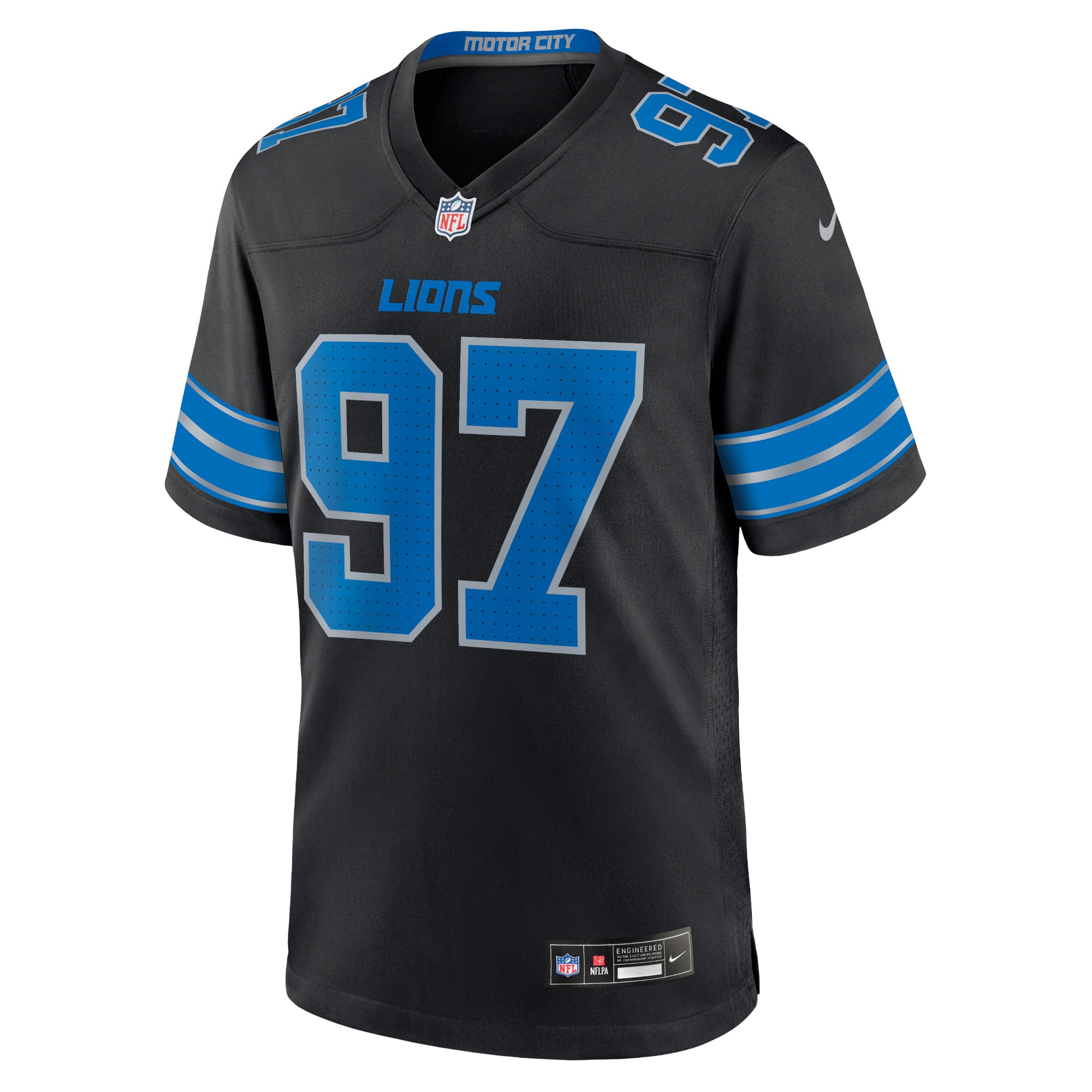 Aidan Hutchinson Detroit Lions Game Jersey - Black - Image 3