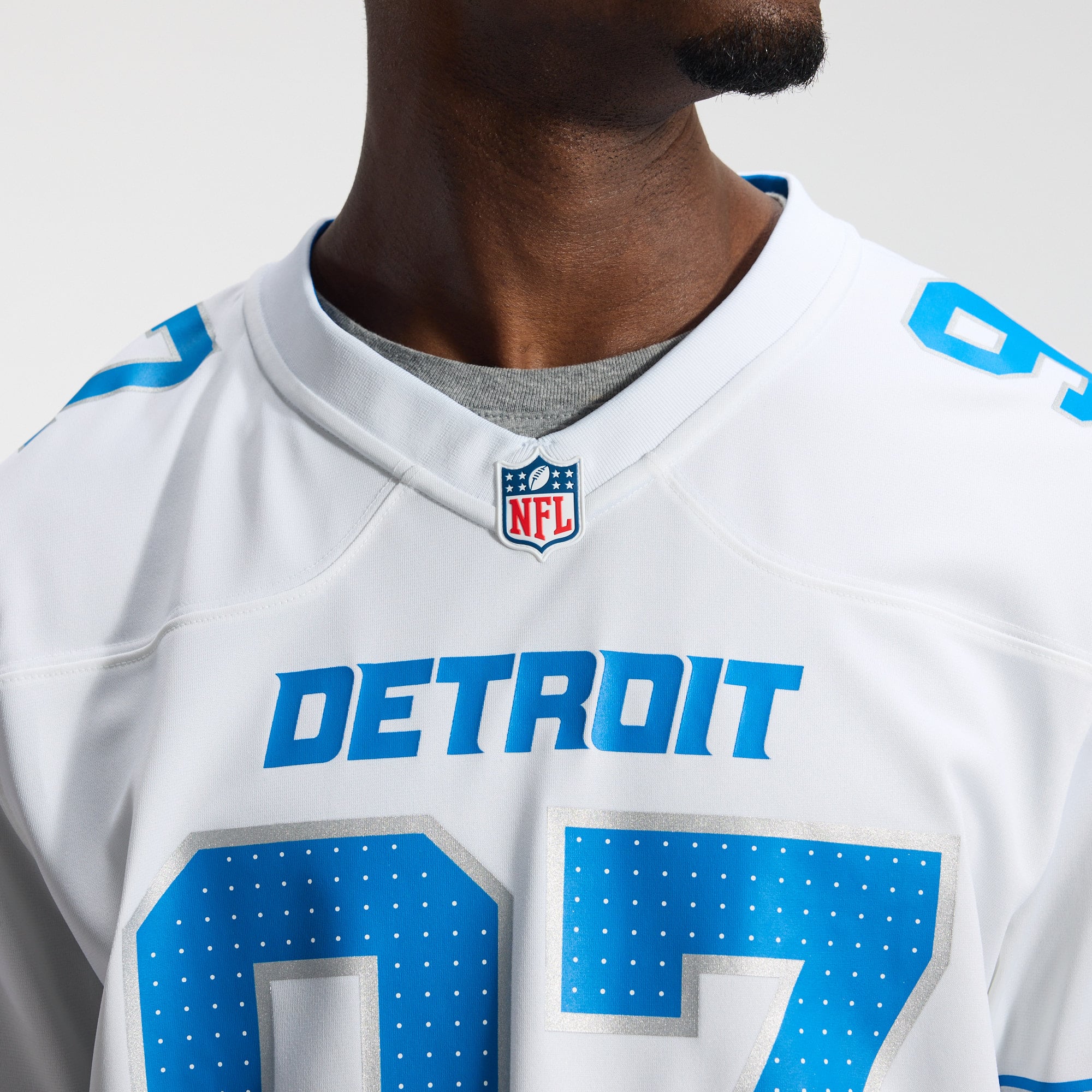 Aidan Hutchinson Detroit Lions Game Jersey - White - Image 10