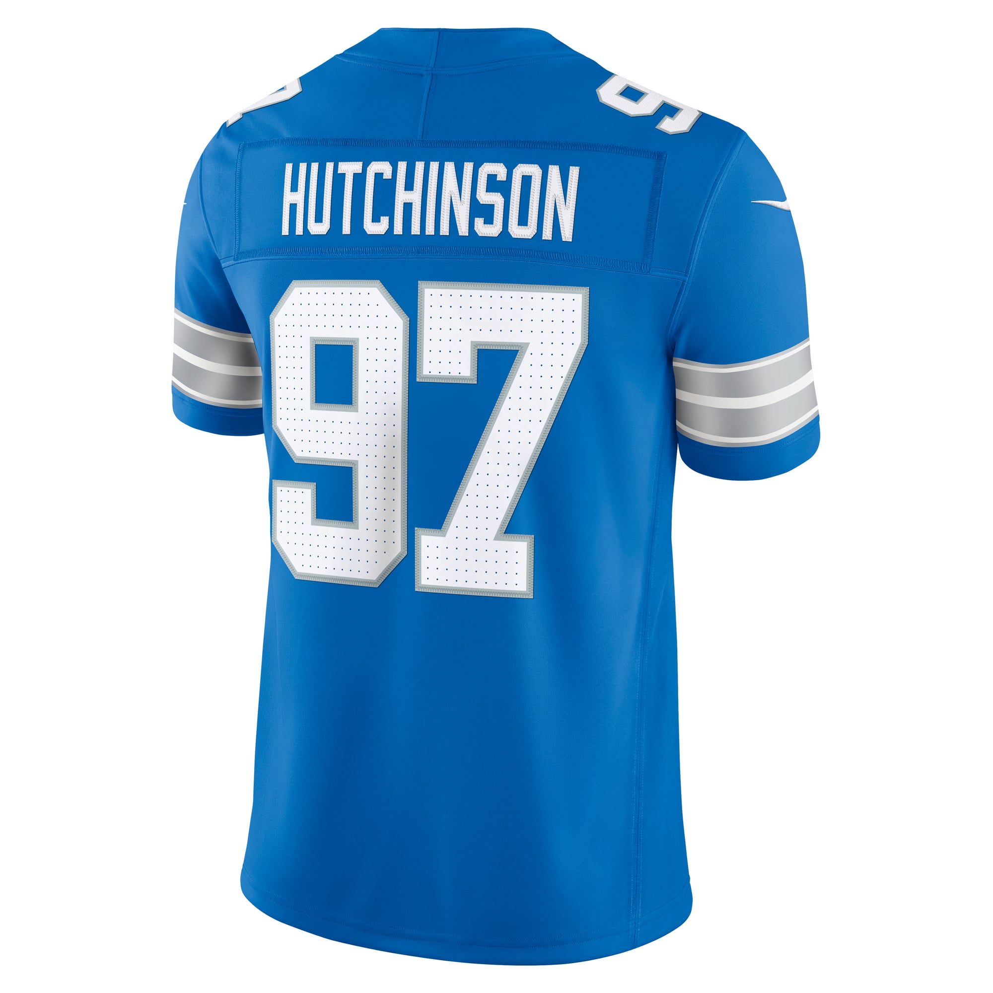 Aidan Hutchinson Detroit Lions Team Vapor F.U.S.E. Stitched Limited Jersey - Blue - Image 4