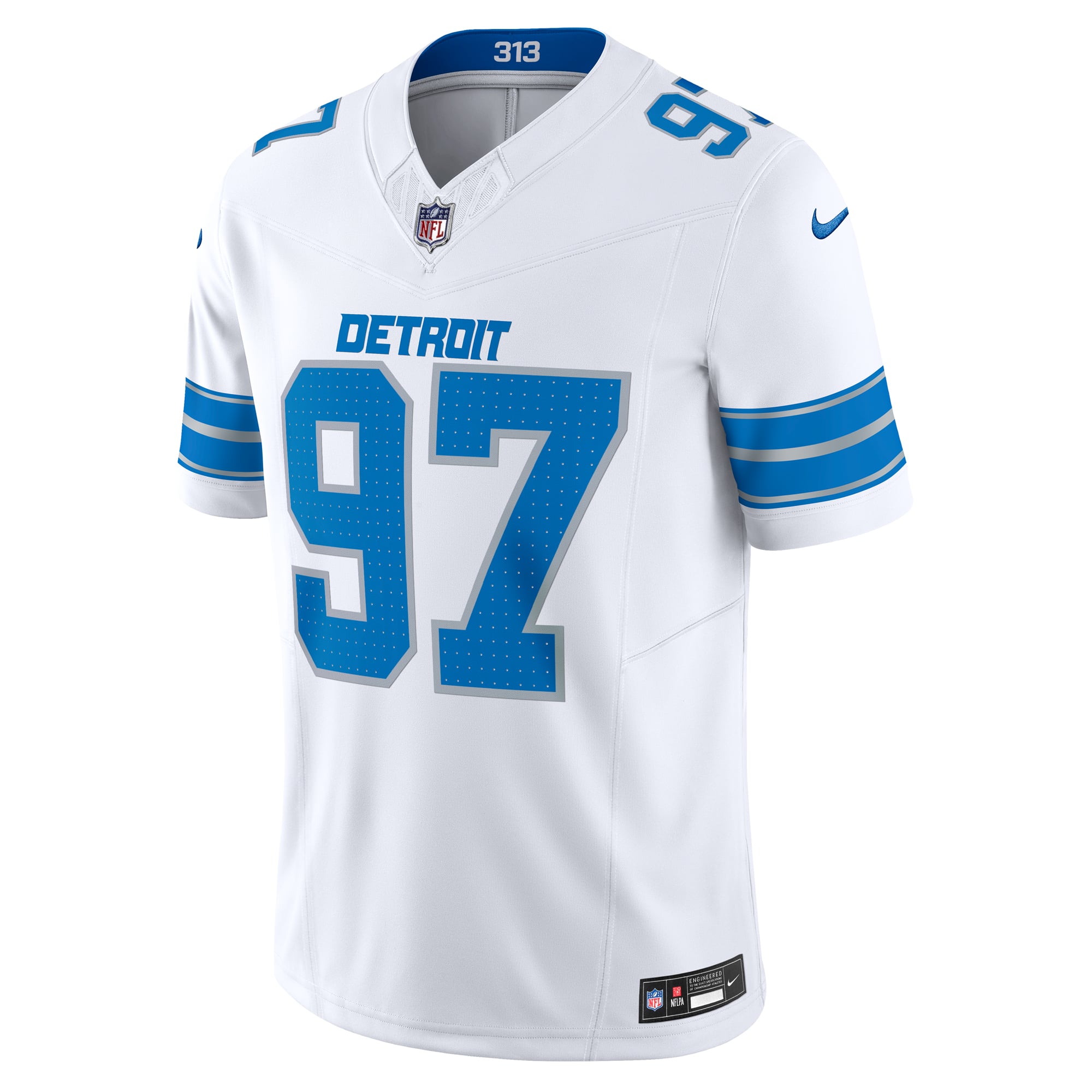 Aidan Hutchinson Detroit Lions Vapor F.U.S.E. Alternate Limited Jersey - White - Image 3