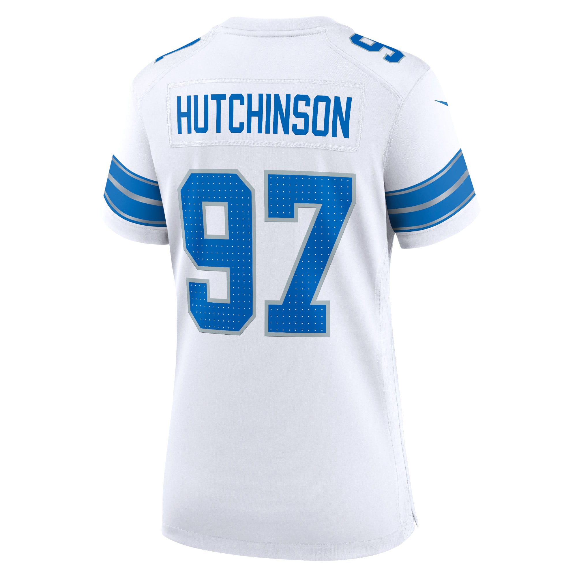 Aidan Hutchinson Detroit Lions Women's 2nd Alternate Game Jersey - White - Image 9