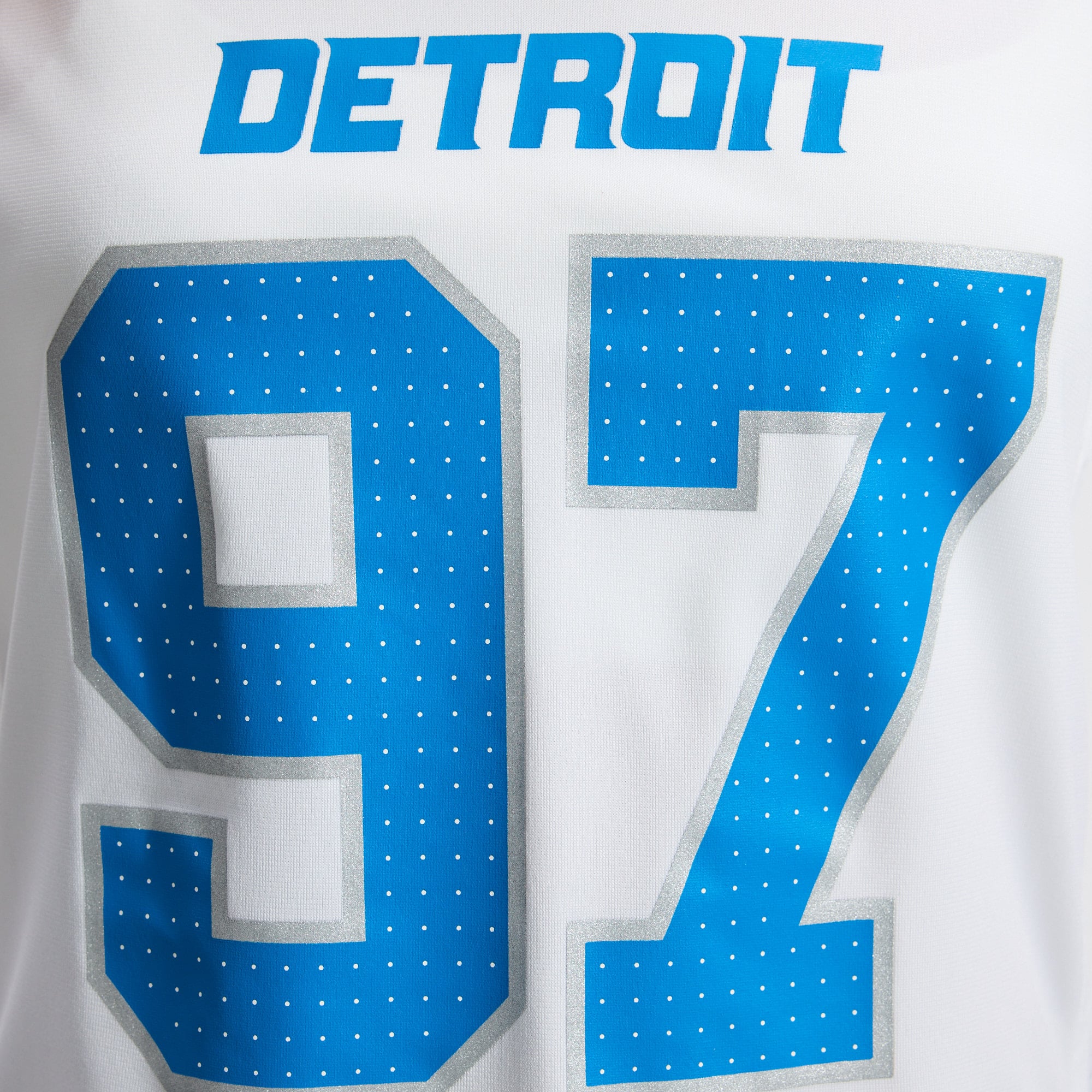 Aidan Hutchinson Detroit Lions Women's 2nd Alternate Game Jersey - White - Image 11