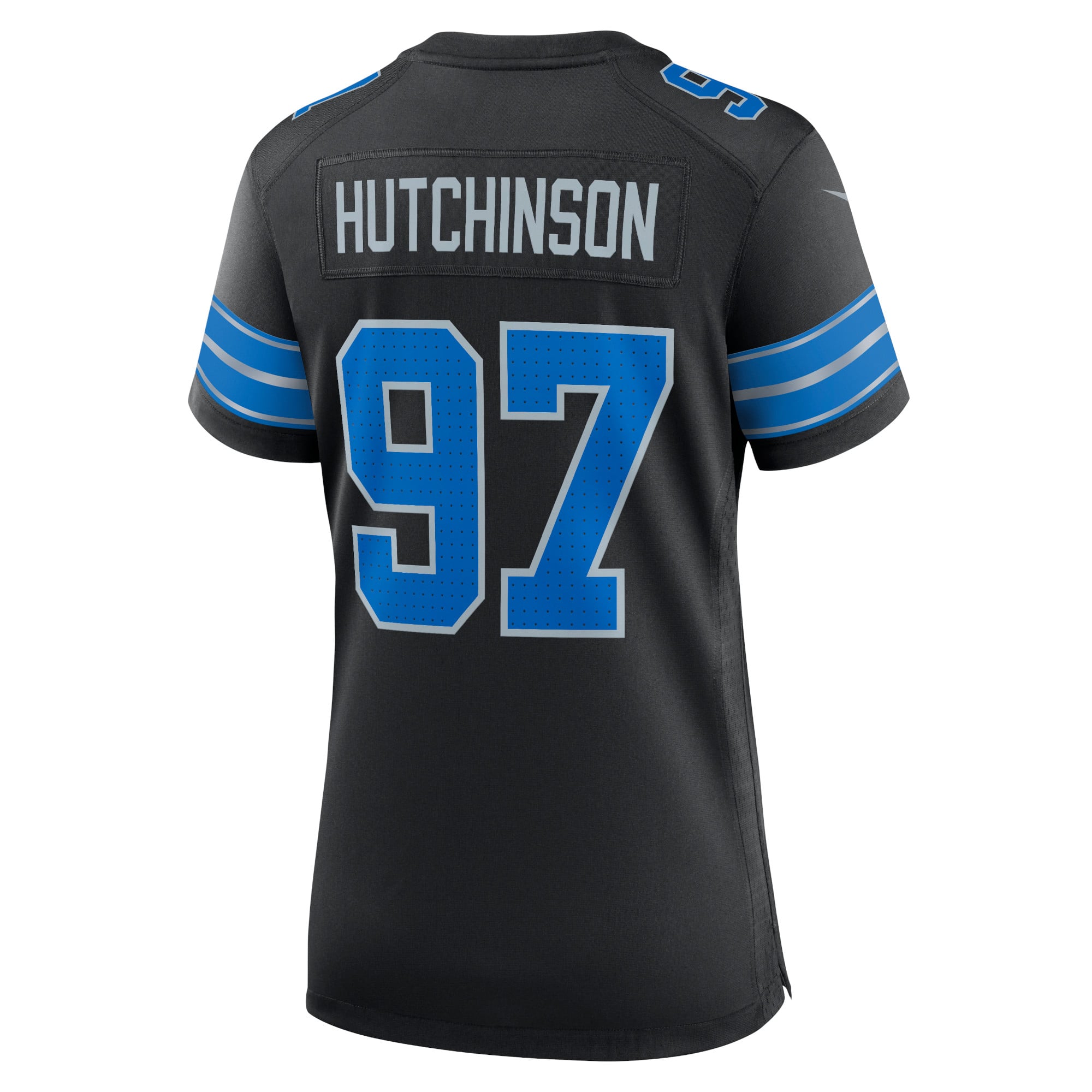 Aidan Hutchinson Detroit Lions Women's Alternate Game Jersey - Black - Image 4
