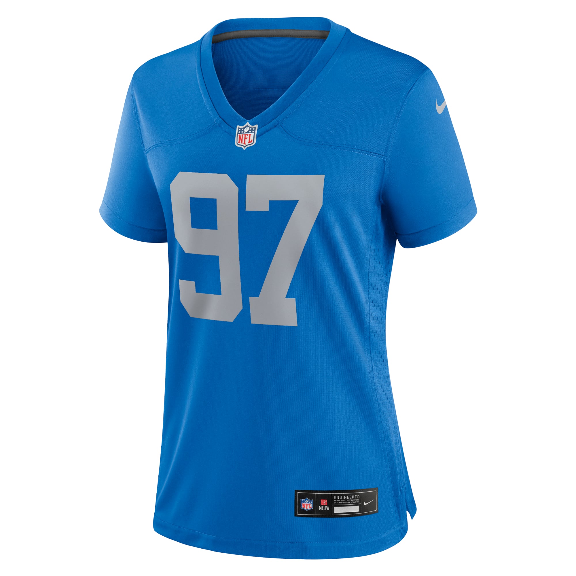 Aidan Hutchinson Detroit Lions Women's Alternate Game Jersey - Blue - Image 3