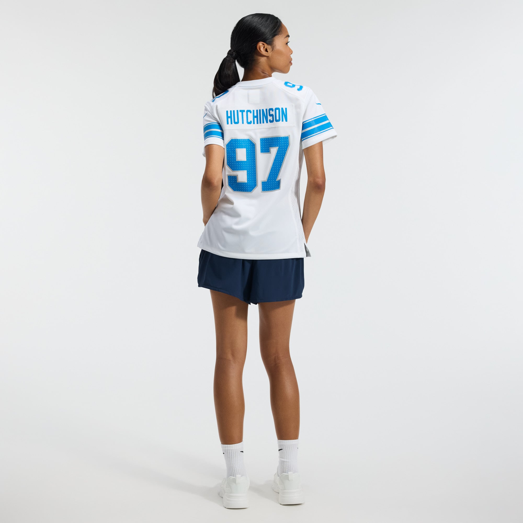 Aidan Hutchinson Detroit Lions Women's Game Jersey - White - Image 7