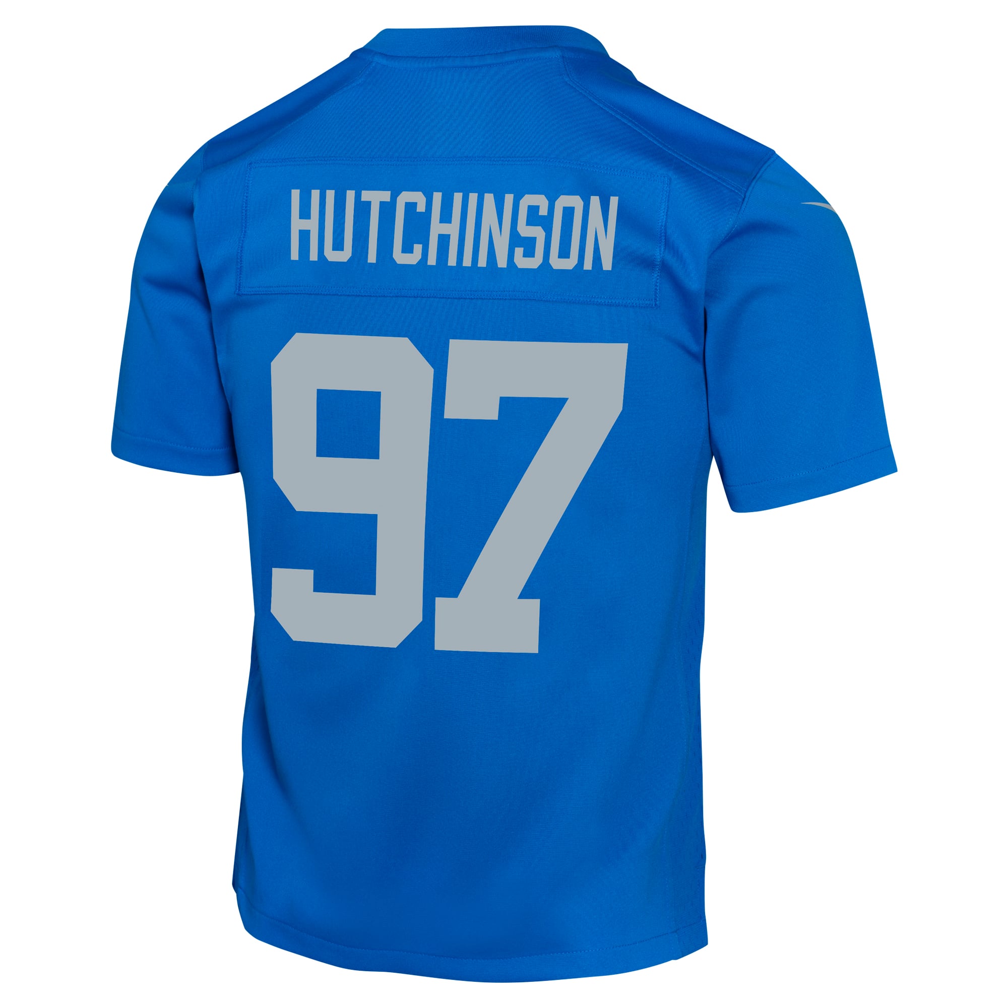 Aidan Hutchinson Detroit Lions Youth Game Jersey - Blue - Image 4