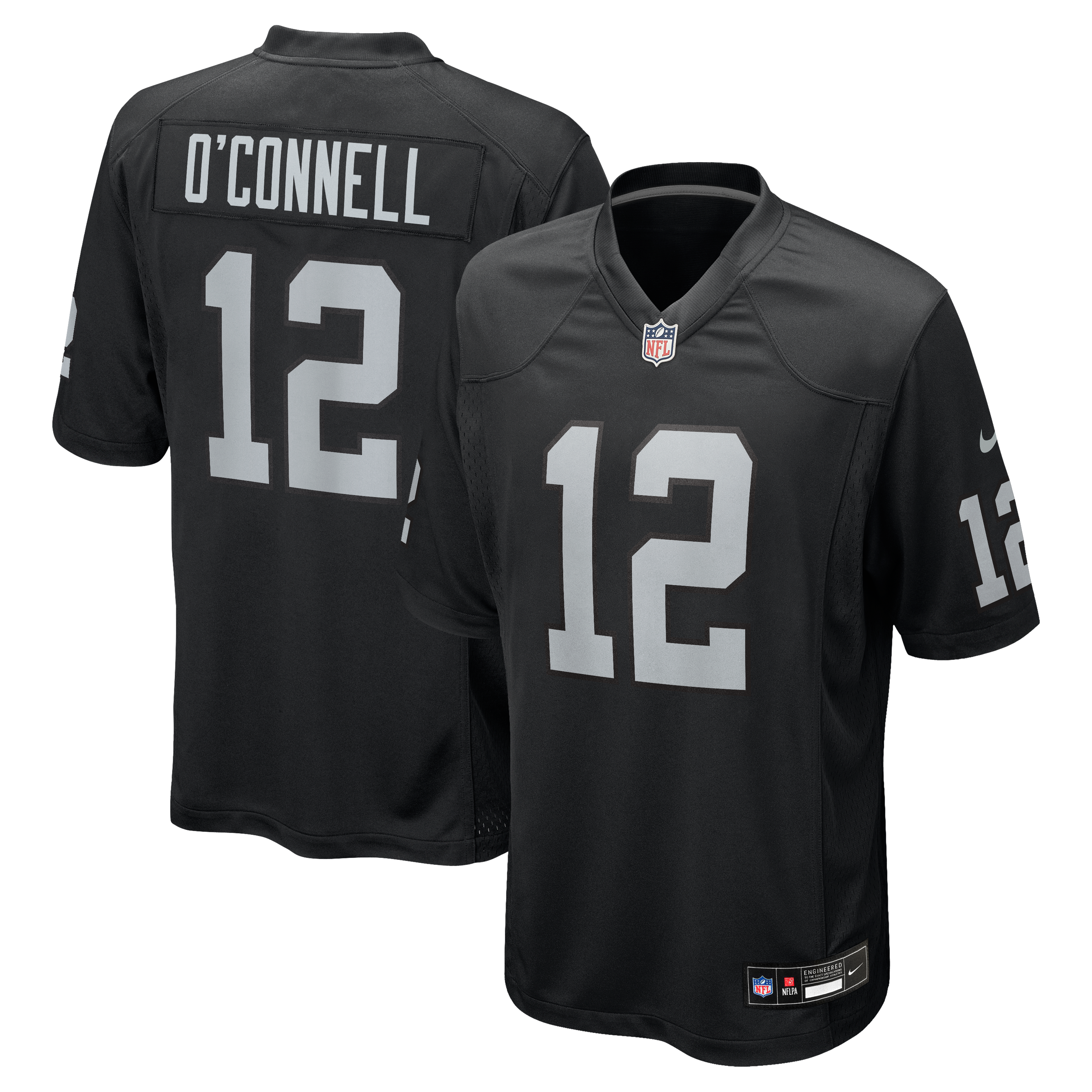 Aidan O'Connell Las Vegas Raiders Team Game Jersey - Black - Image 2