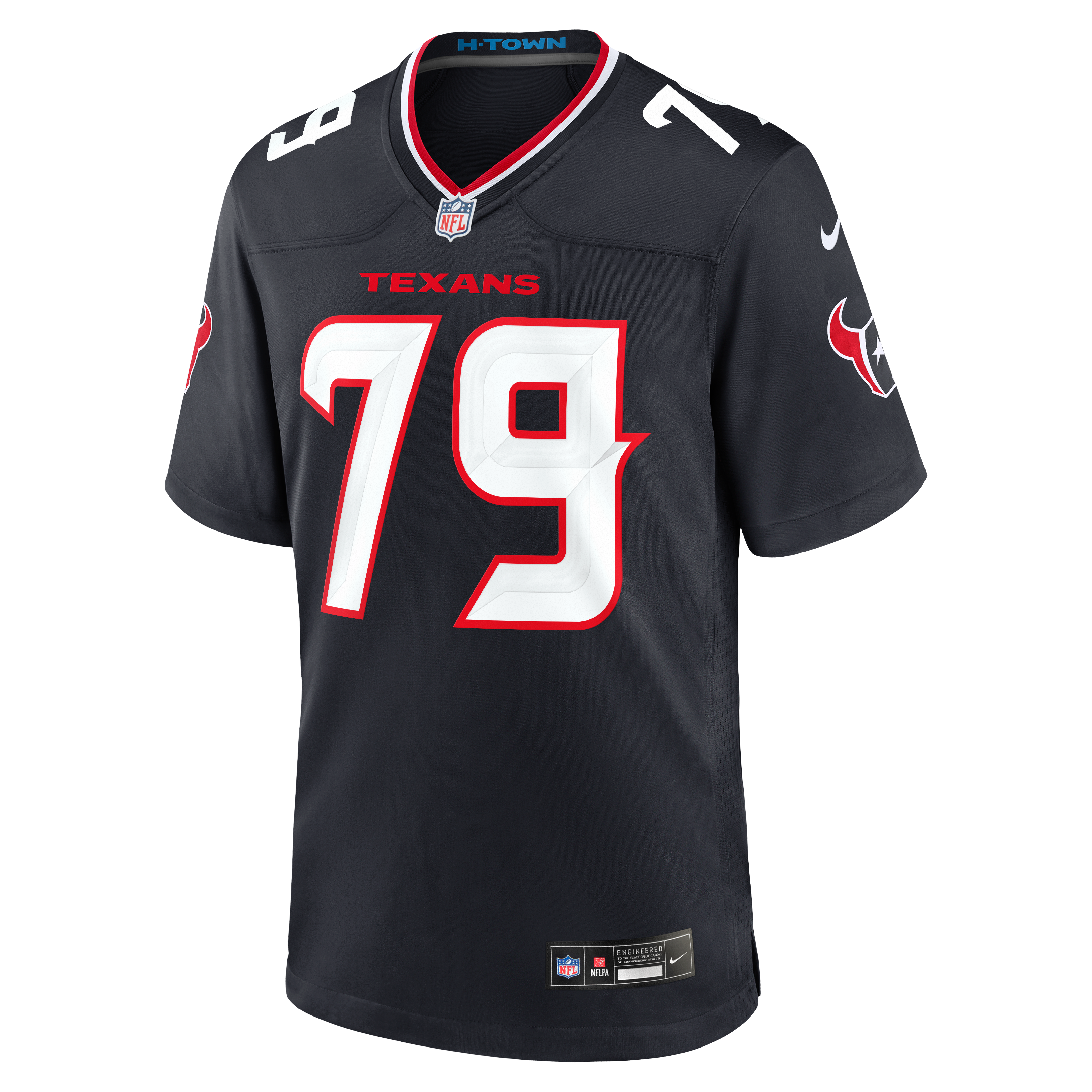 Aireontae Ersery Houston Texans Team Game Jersey - Navy - Image 3