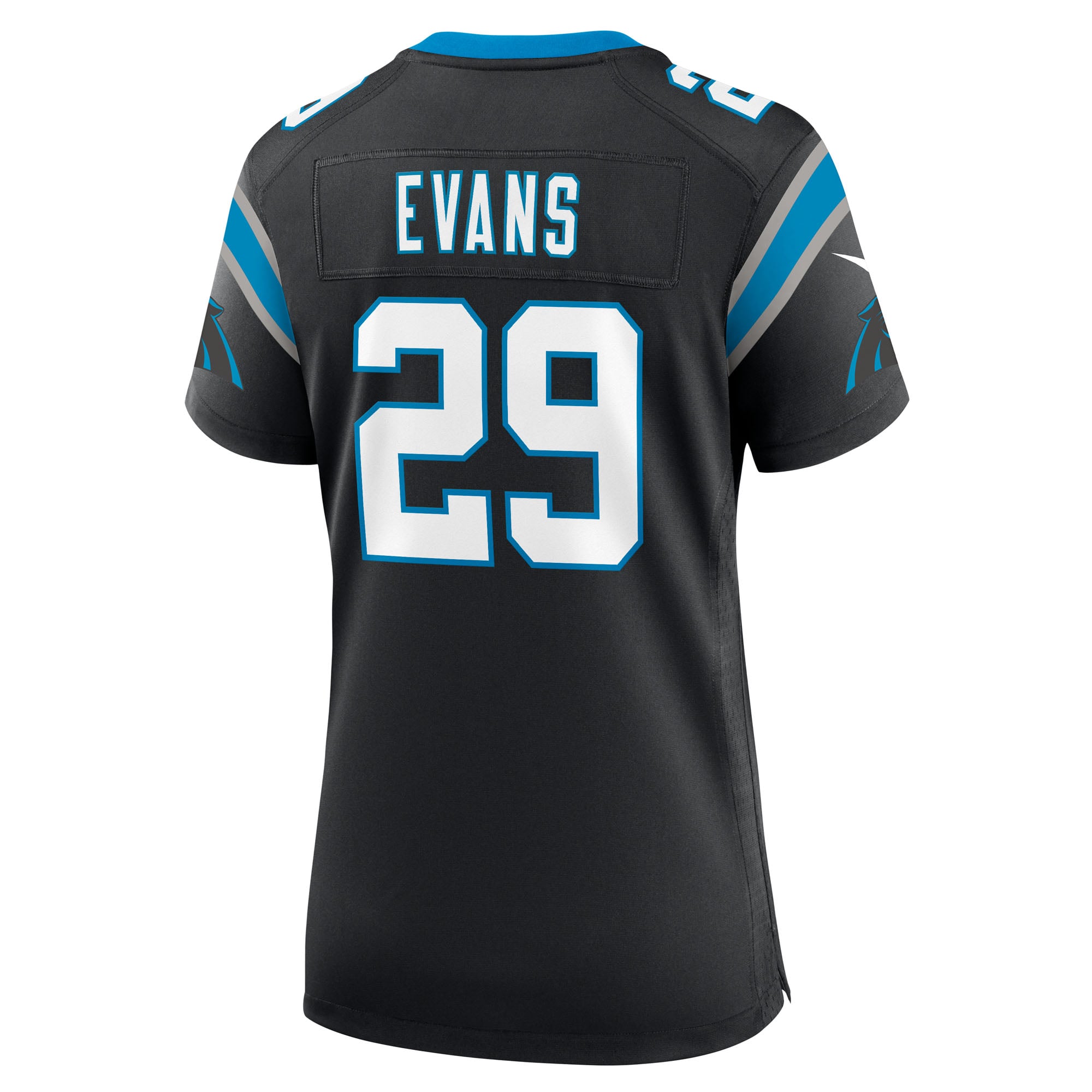 Akayleb Evans Carolina Panthers Women's Team Game Jersey - Black - Image 4