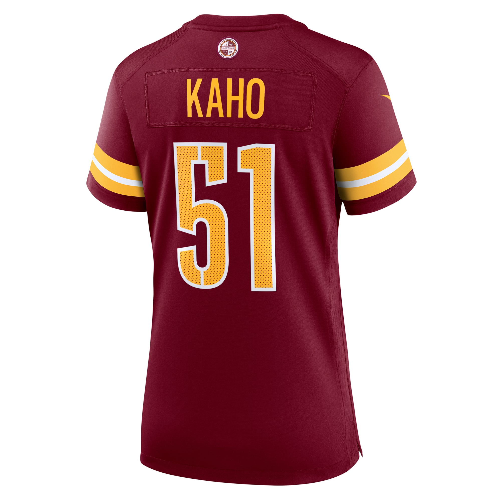 Ale Kaho Washington Commanders Women's Team Game Jersey - Burgundy - Image 4