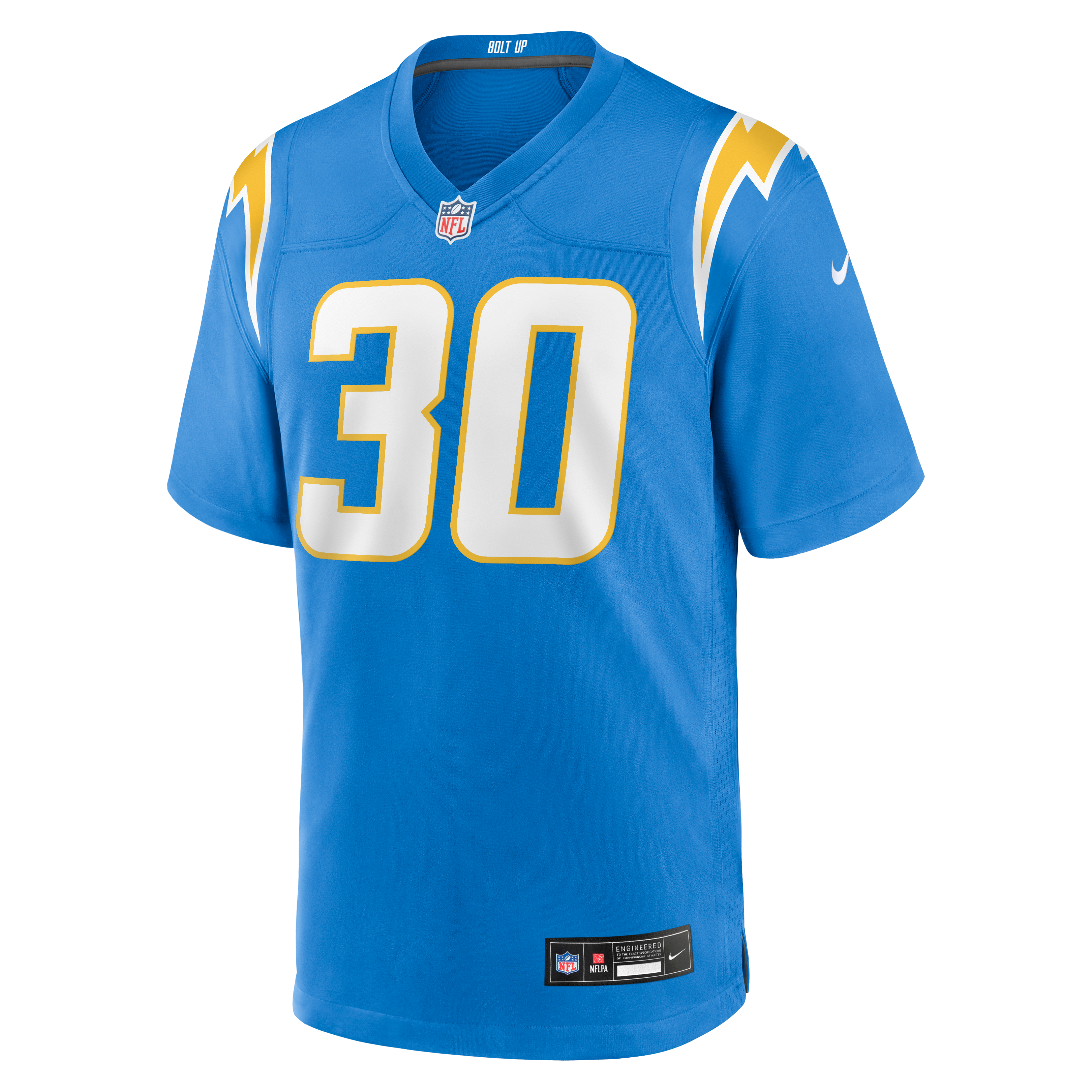 Alec Ingold Los Angeles Chargers Team Game Jersey - Powder Blue - Image 5