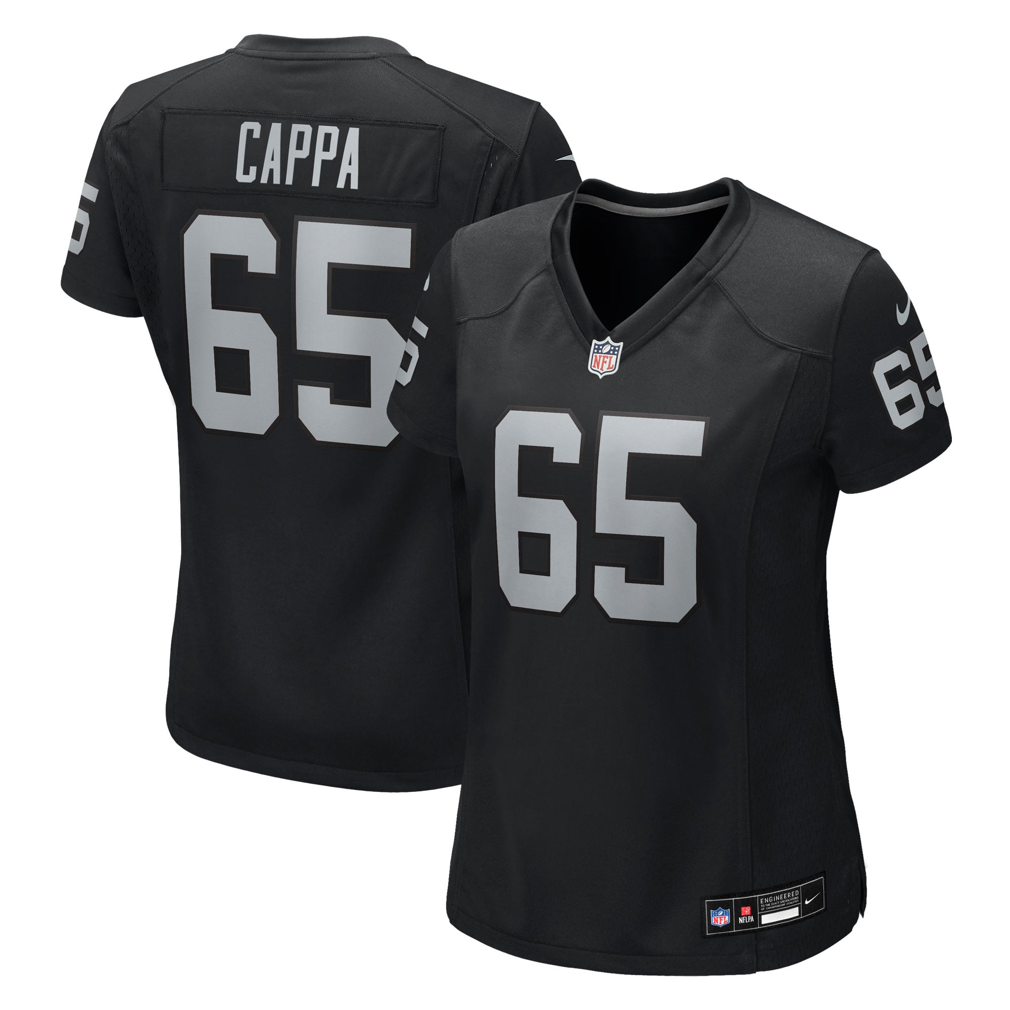 Alex Cappa Las Vegas Raiders Women's Team Game Jersey - Black - Image 2