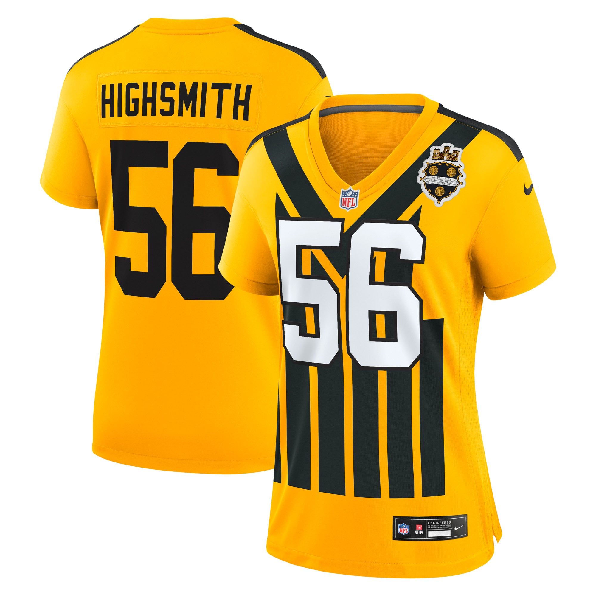 Alex Highsmith Pittsburgh Steelers Women's Team Game Jersey - Black - Gold