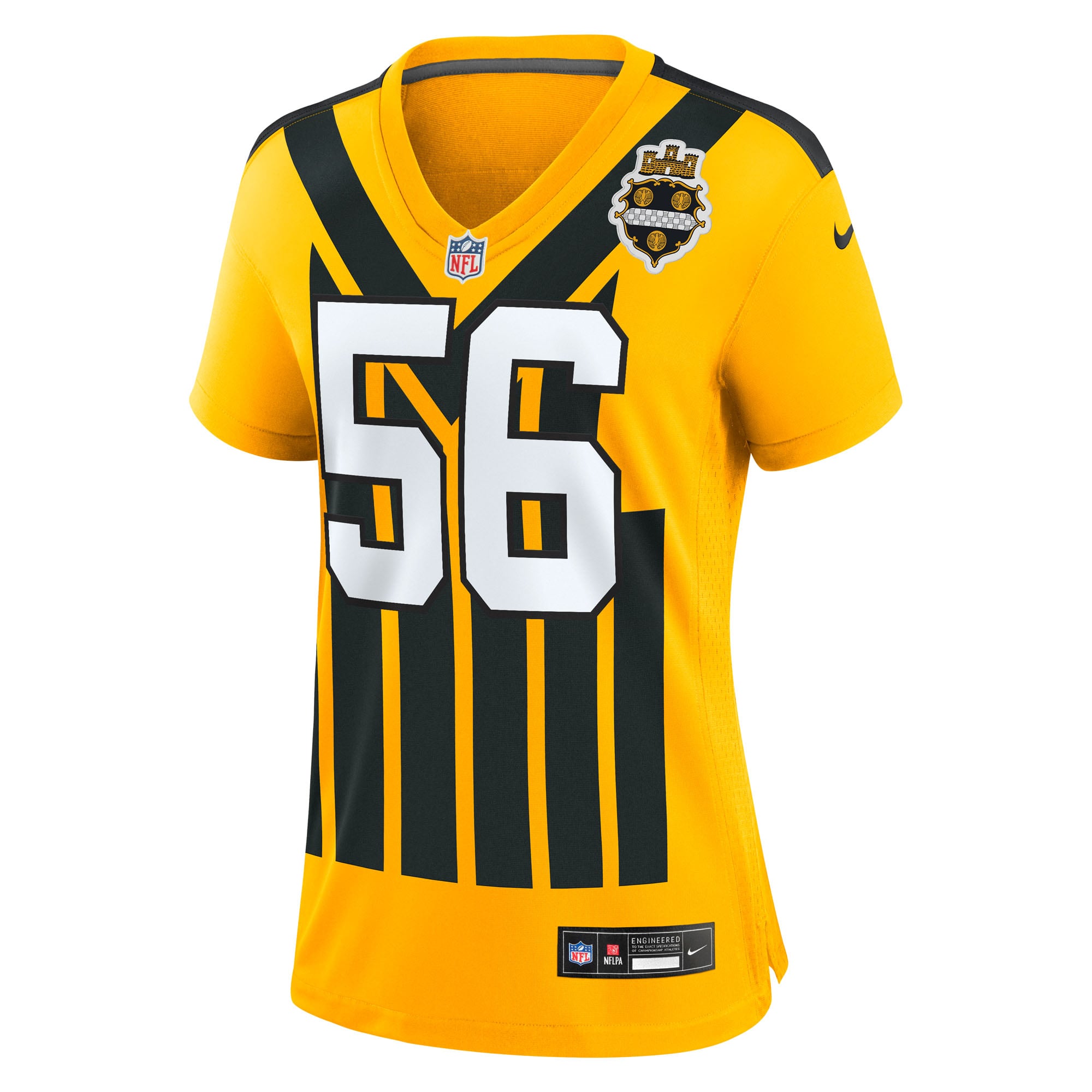Alex Highsmith Pittsburgh Steelers Women's Team Game Jersey - Black - Gold - Image 3