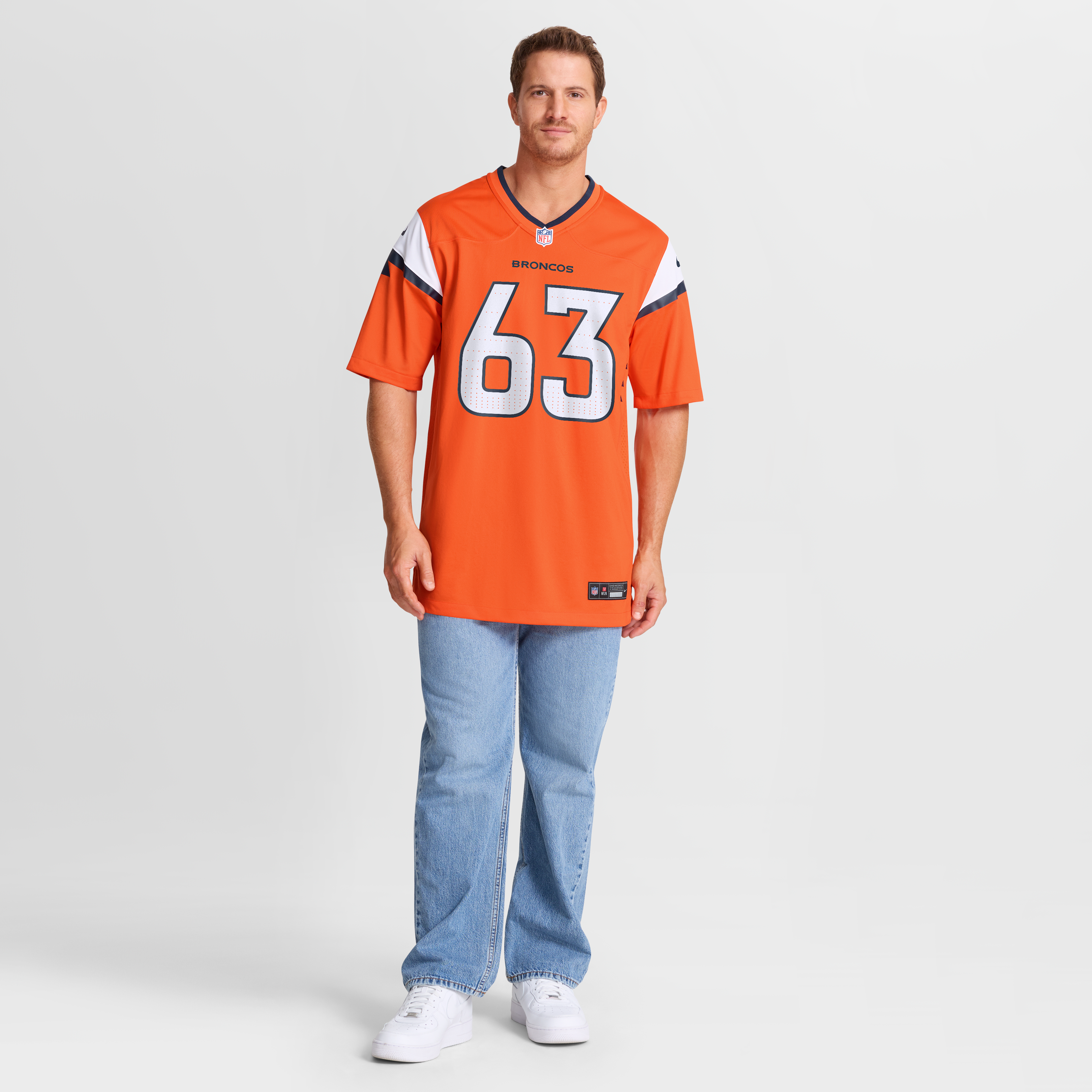 Alex Palczewski Denver Broncos Team Game Jersey - Orange - Image 8