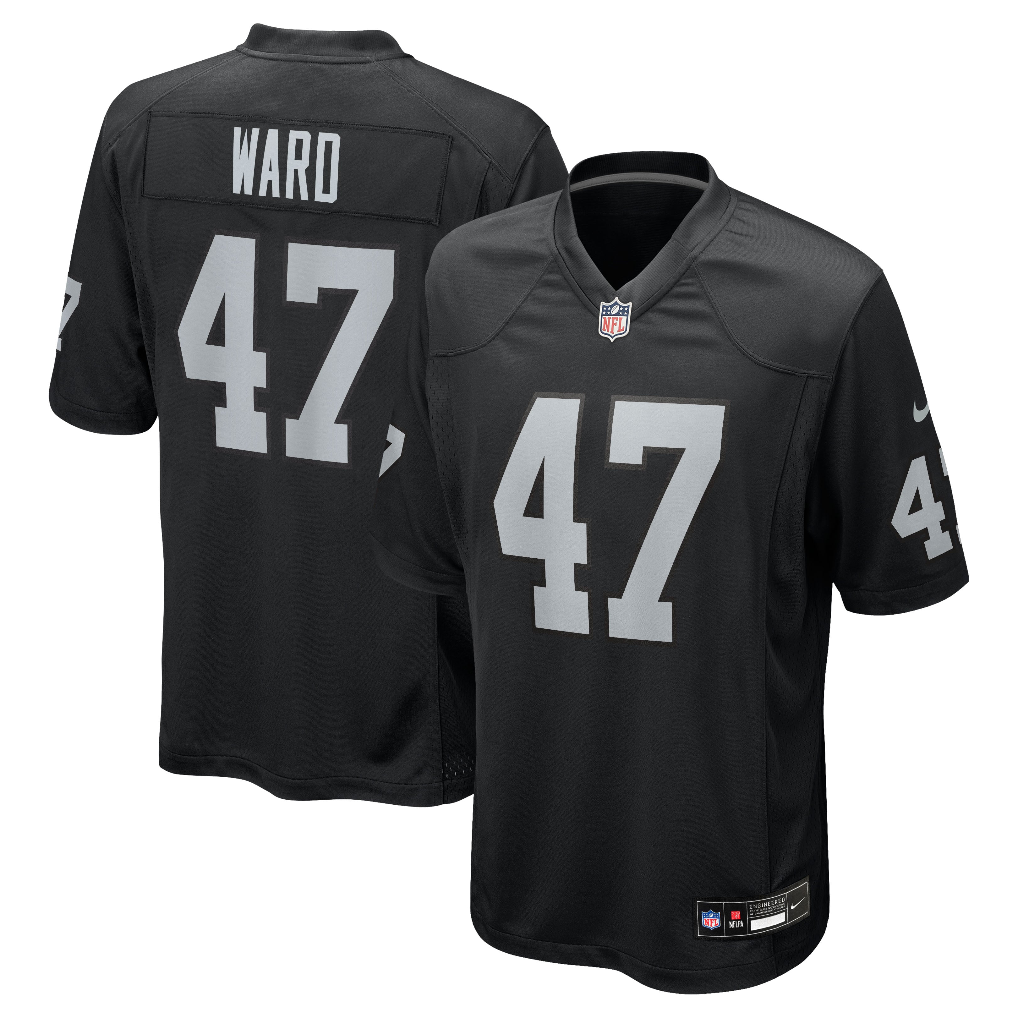 Alex Ward Las Vegas Raiders Team Game Jersey - Black
