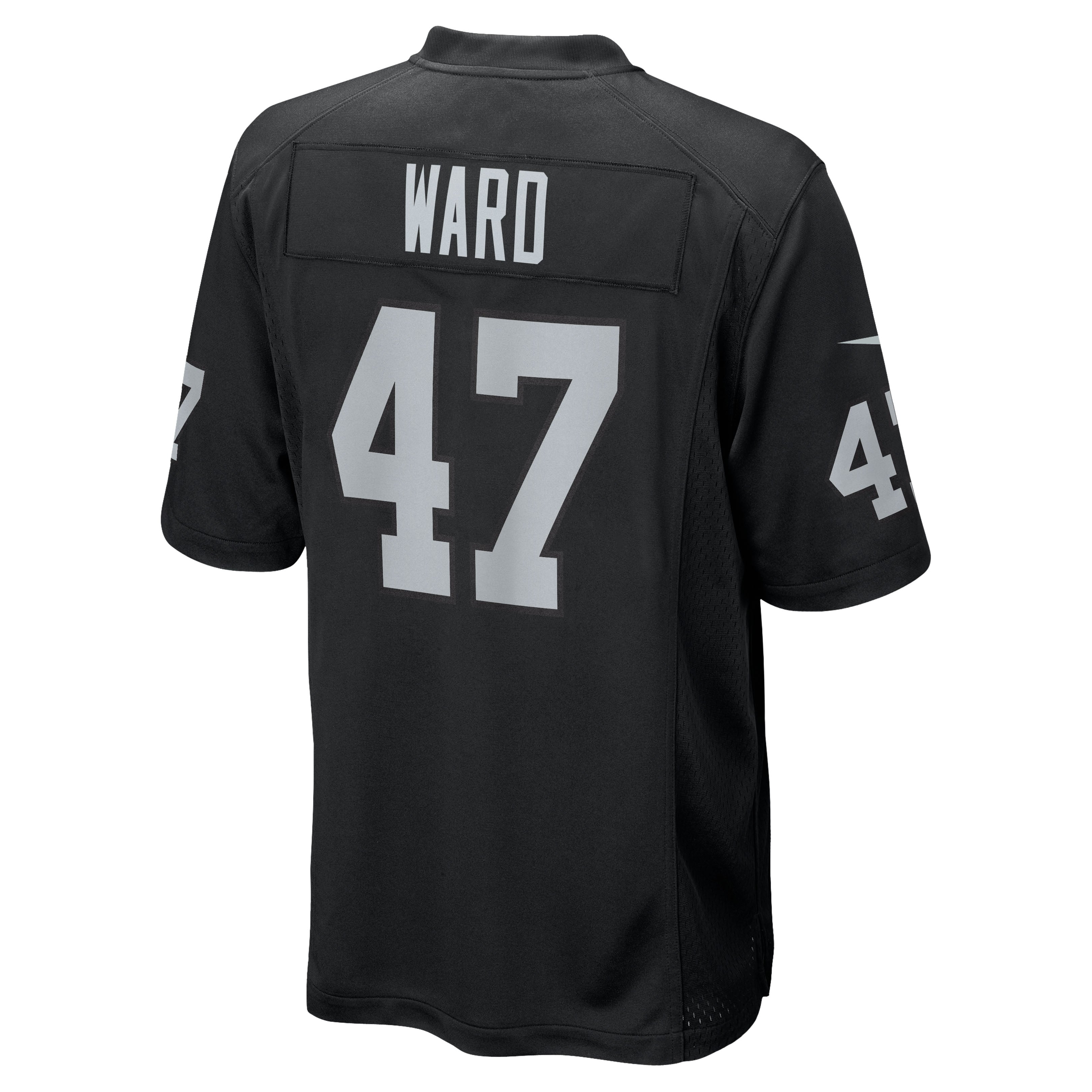 Alex Ward Las Vegas Raiders Team Game Jersey - Black - Image 4