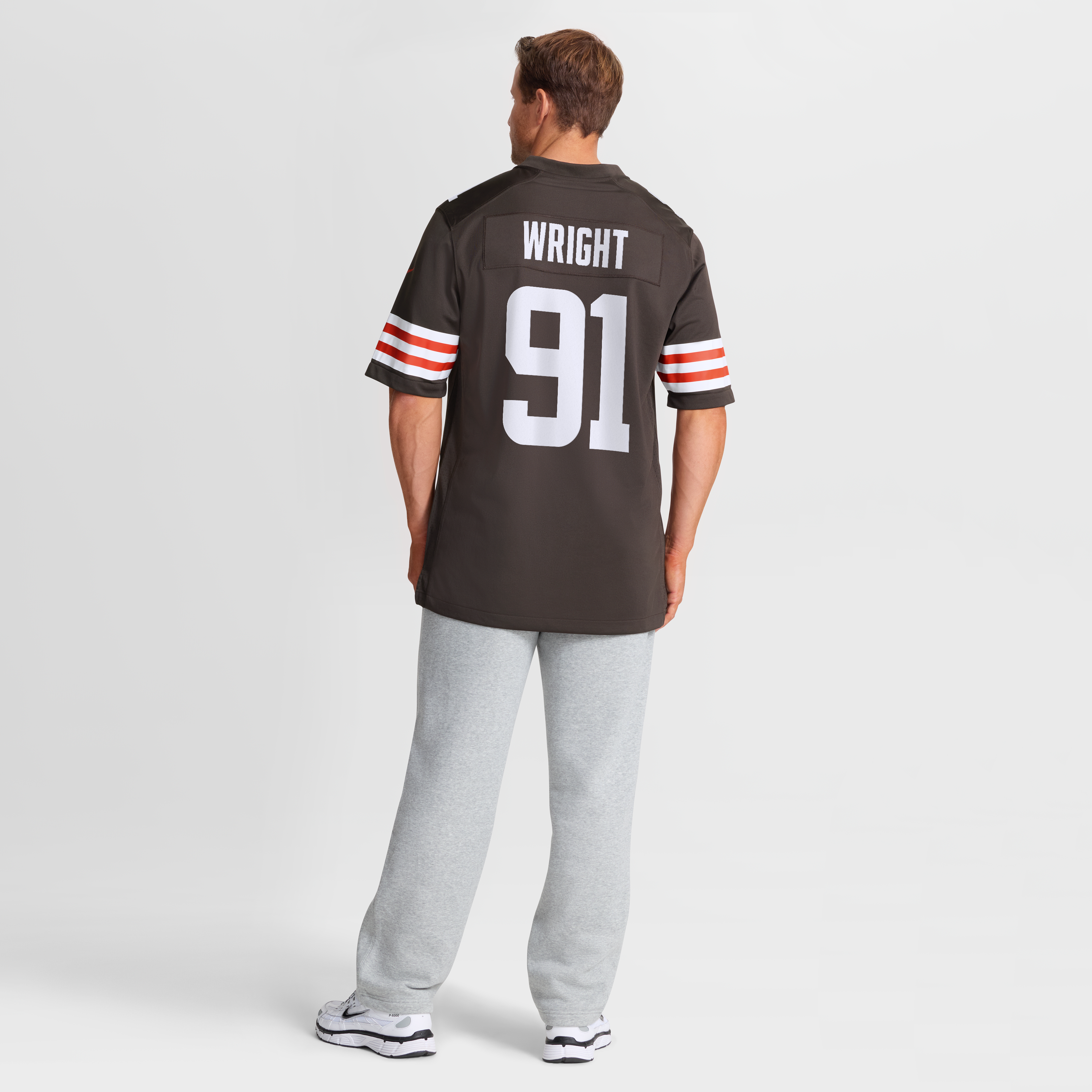 Alex Wright Cleveland Browns Team Game Jersey - Brown - Image 9