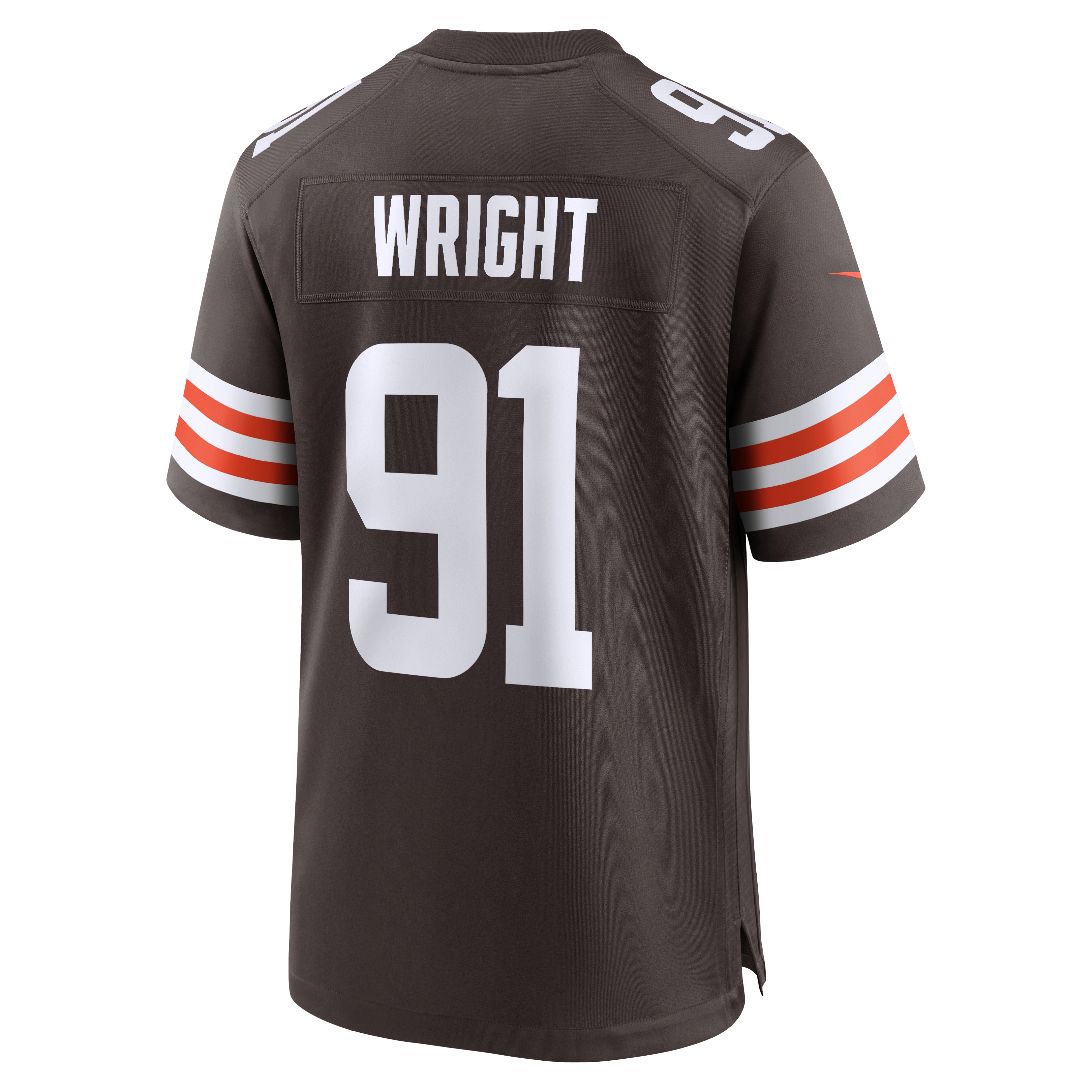 Alex Wright Cleveland Browns Team Game Jersey - Brown - Image 4