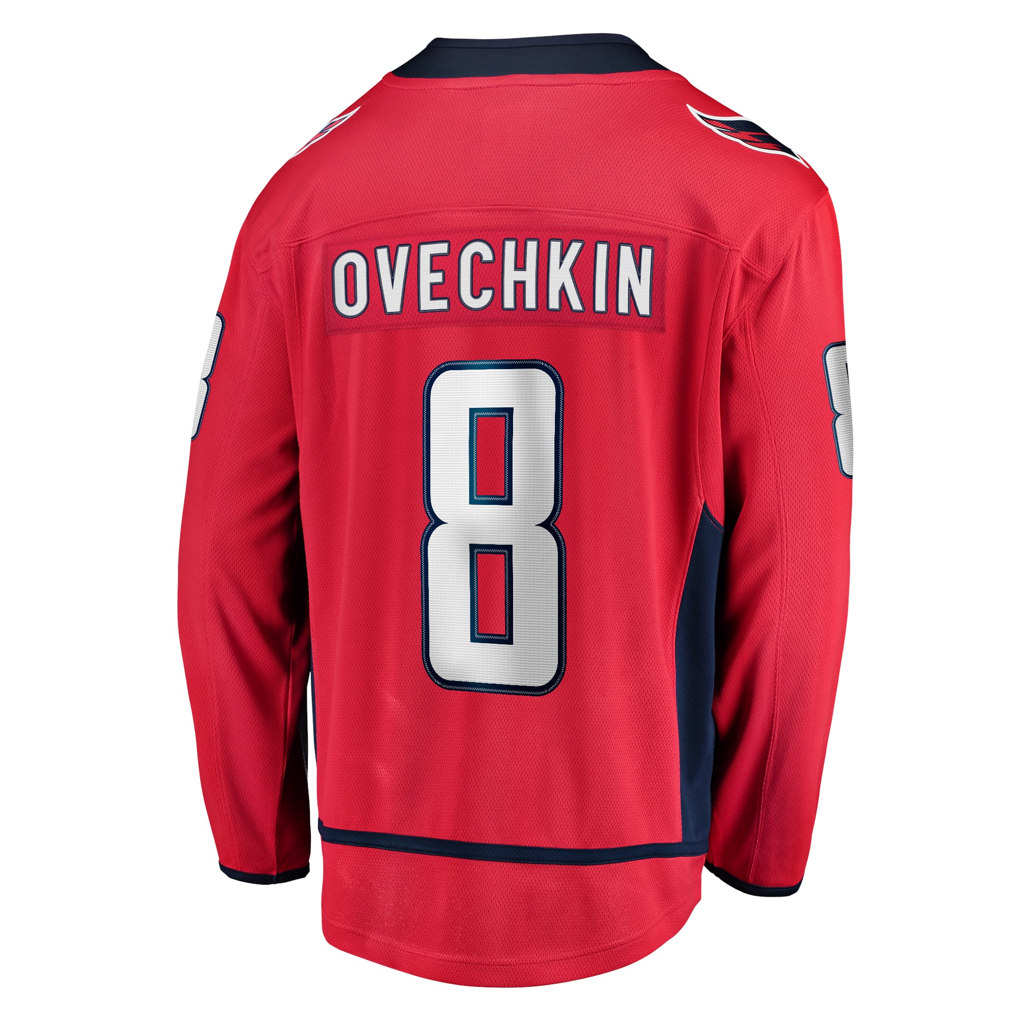 Alexander Ovechkin Washington Capitals Captain Patch Home Breakaway Jersey - Red - Image 4