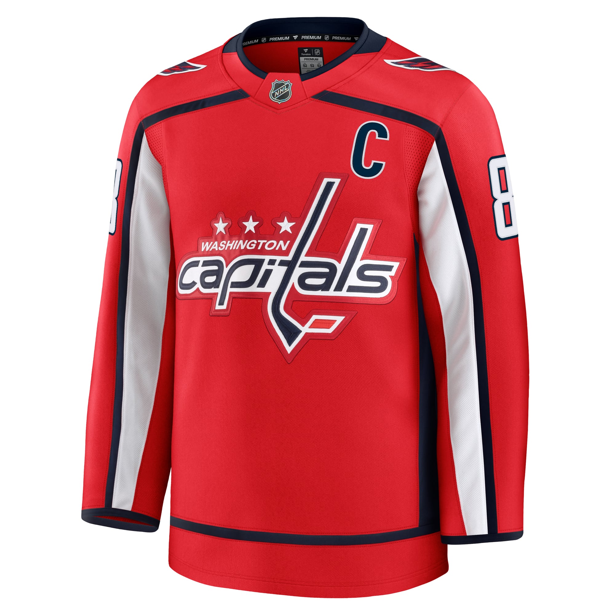 Alexander Ovechkin Washington Capitals Home Premium Jersey - Red - Image 3