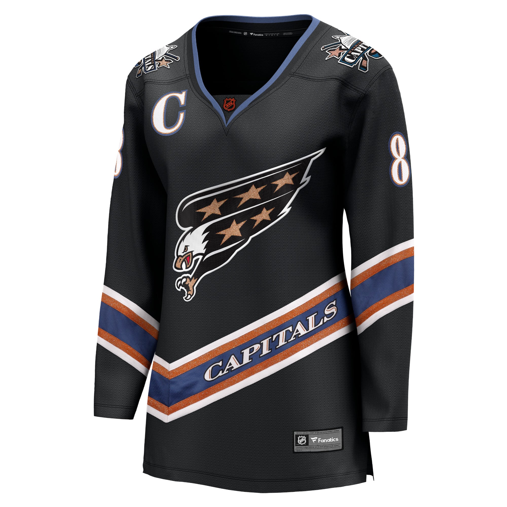 Alexander Ovechkin Washington Capitals Women's Special Edition 2.0 Breakaway Player Jersey - Black - Image 3
