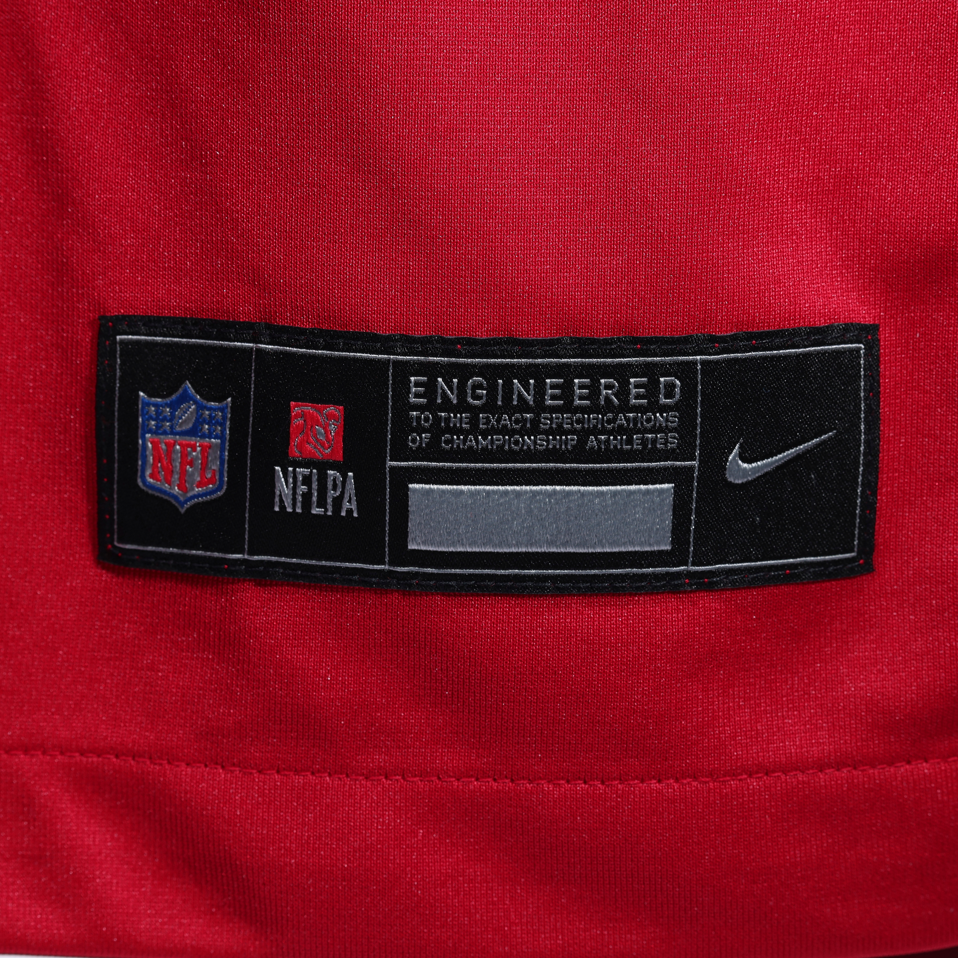 Alfred Collins San Francisco 49ers Team Game Jersey - Scarlet - Image 7