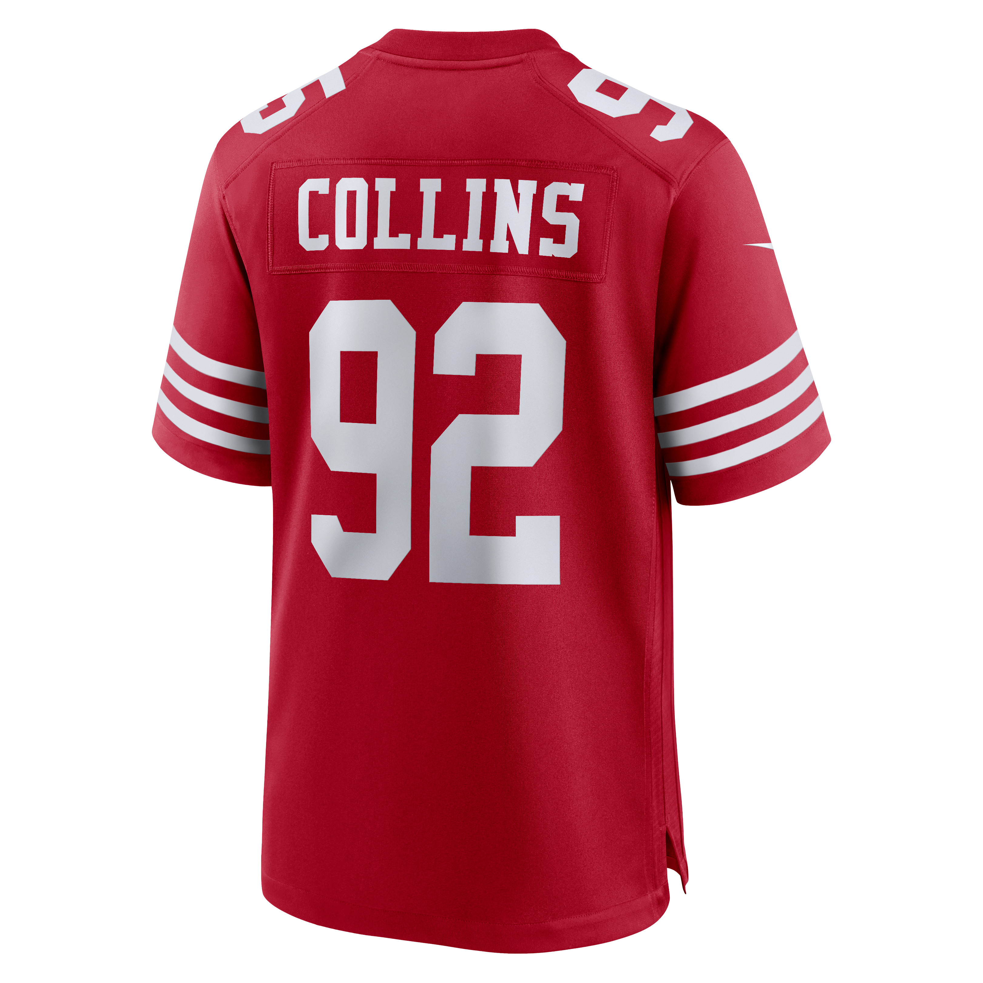 Alfred Collins San Francisco 49ers Team Game Jersey - Scarlet - Image 4
